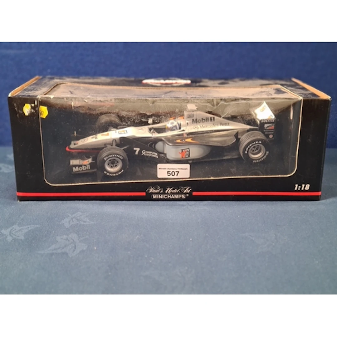 A boxed Paul's Model Art 1:18 scale McLaren Collection David...