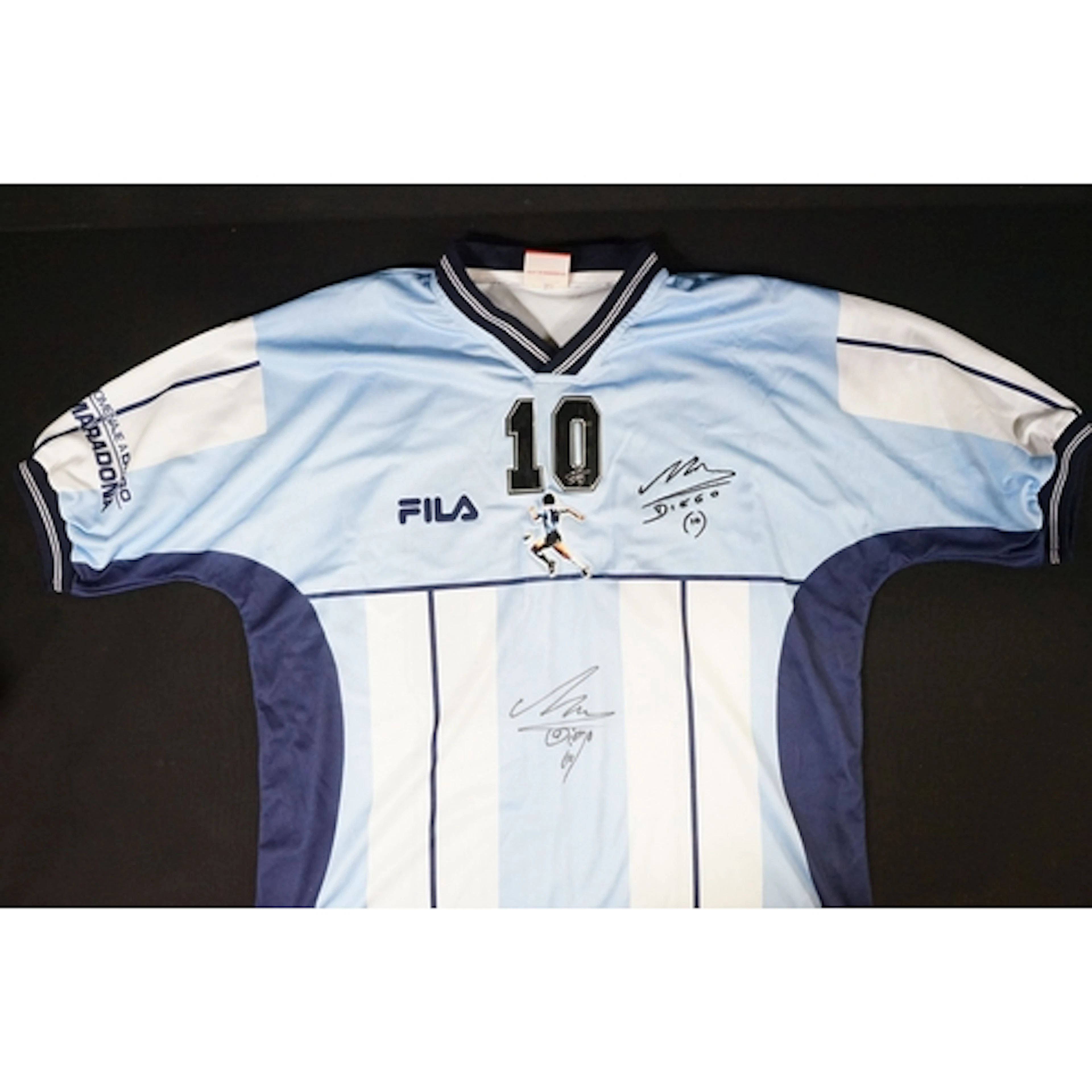 Football Autograph - Diego Maradona Testimonial football shi...