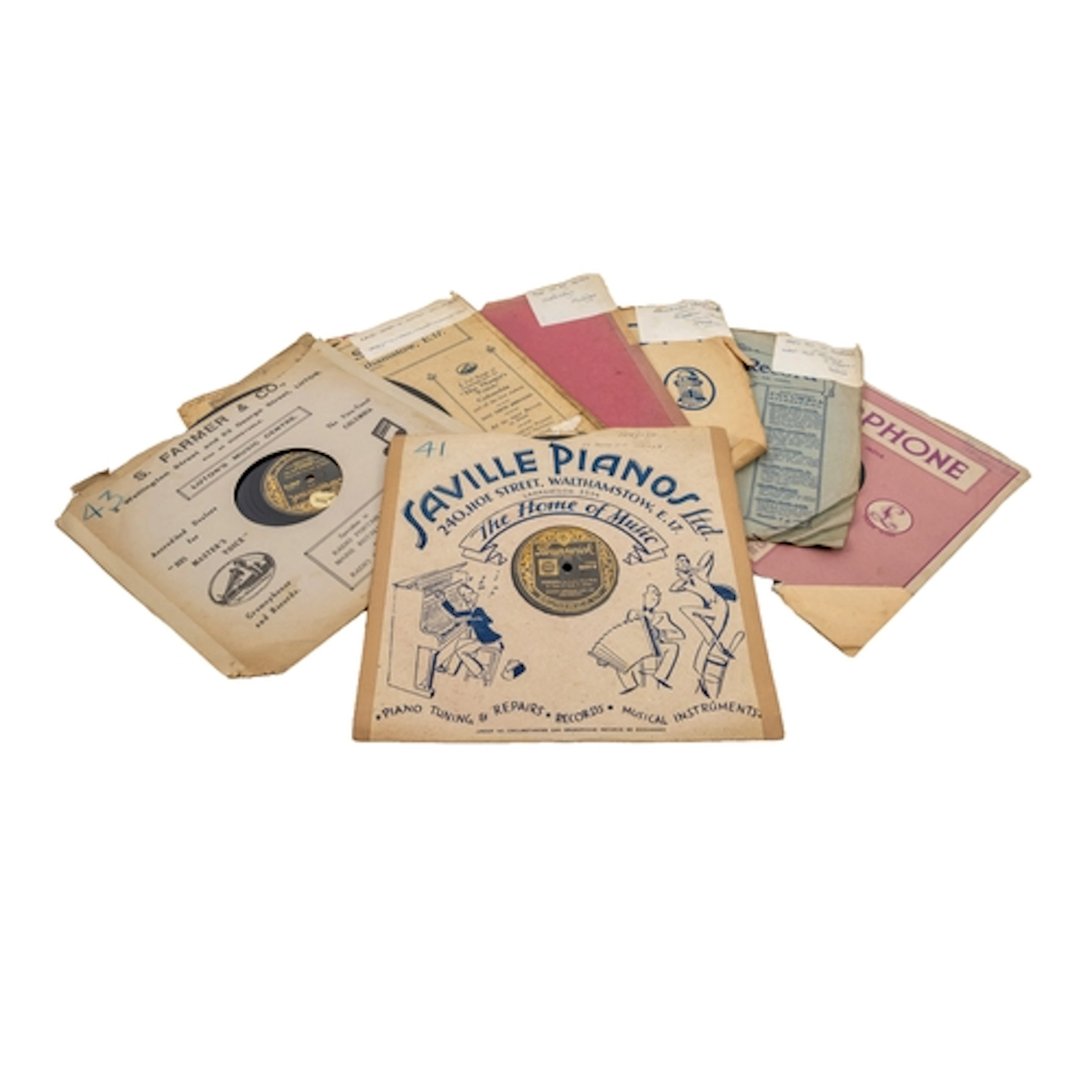 A group of seventy Jazz 78 rpm records, mostly in very good ...
