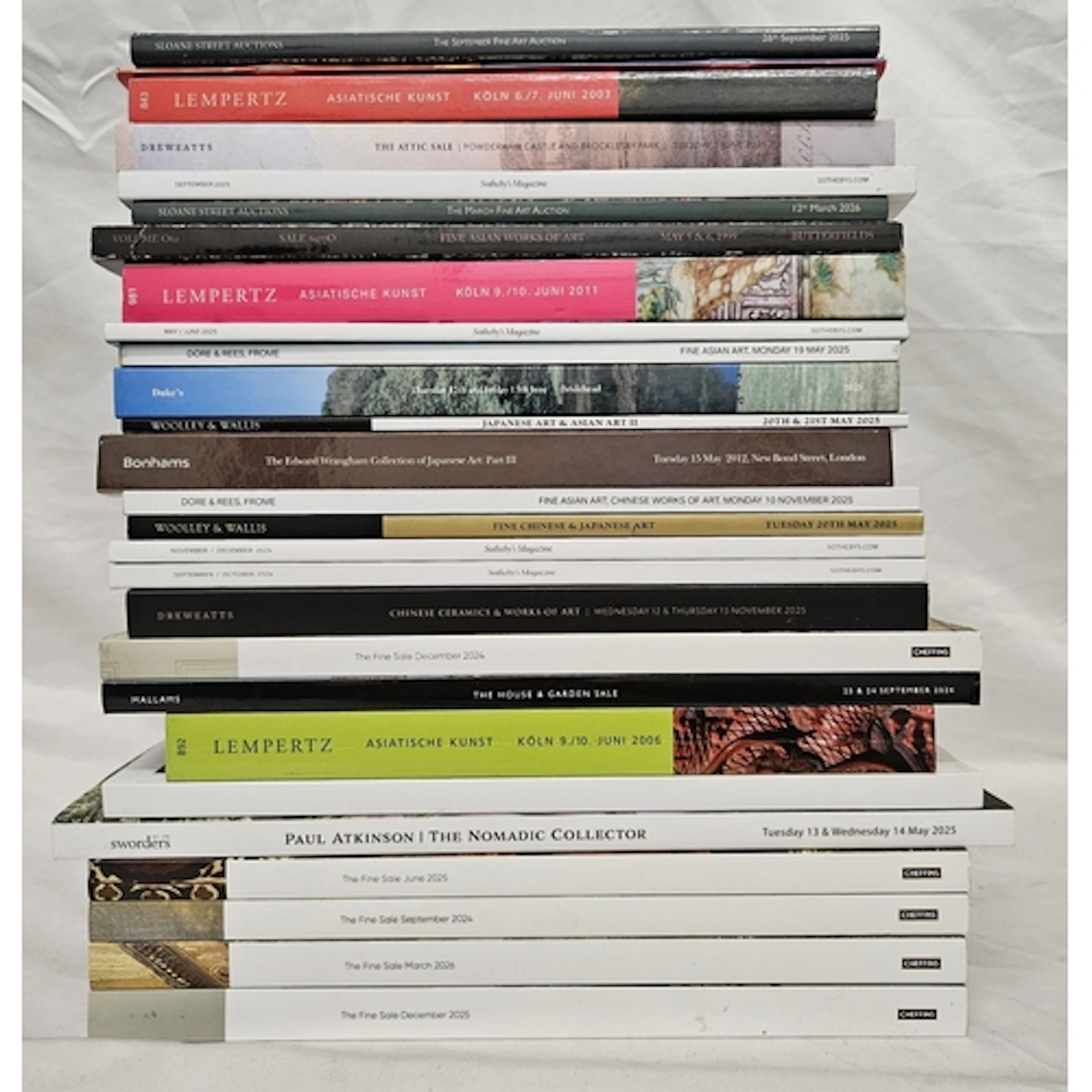 Auction House Catalogues incl. Lempertz Asian Art, Bonhams, ...