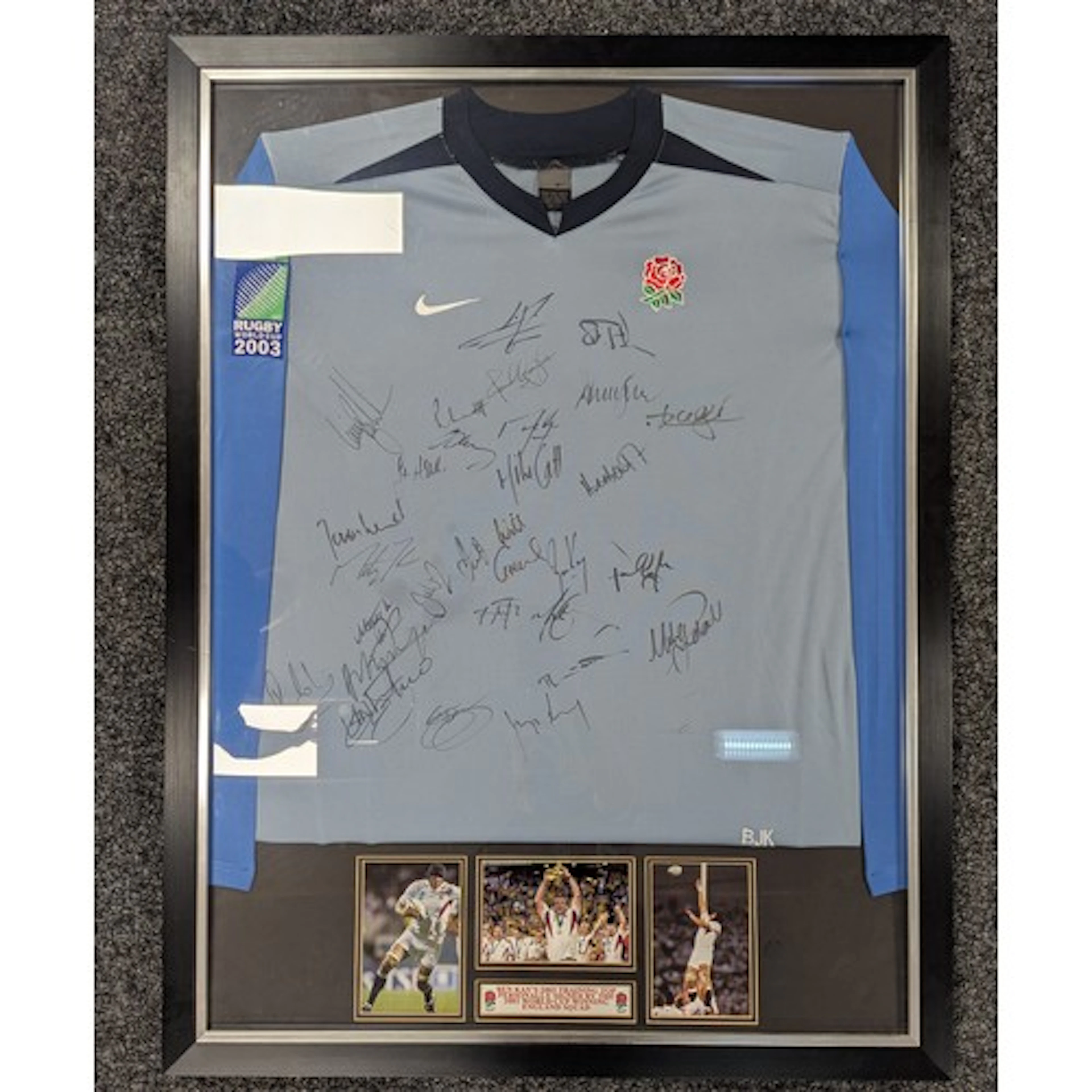 Sports Memorabilia - an England rugby training jersey, worn ...