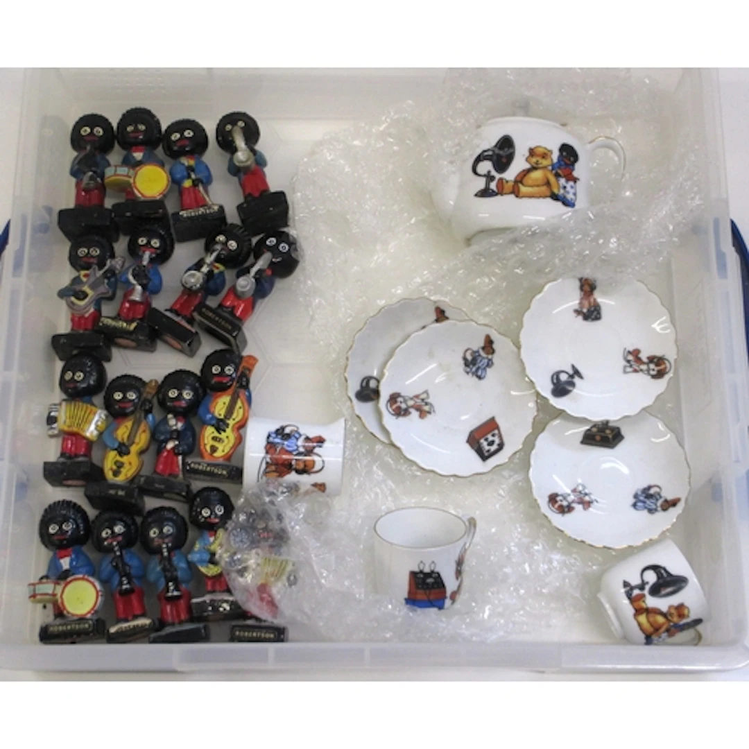 Czechoslovakian porcelain dolls tea service, together with a...