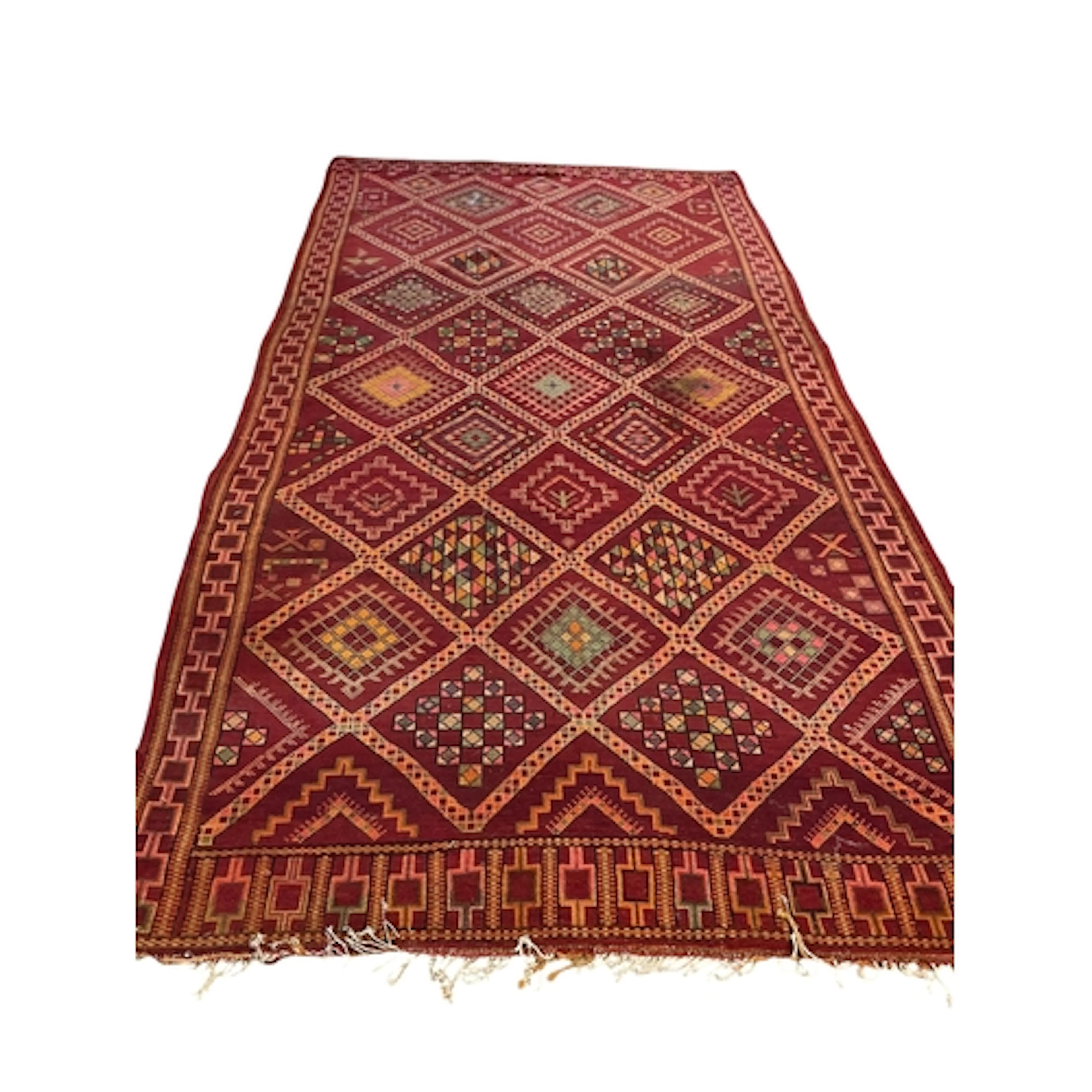 A Marmoucha Moroccan rug, 350 x 183cm