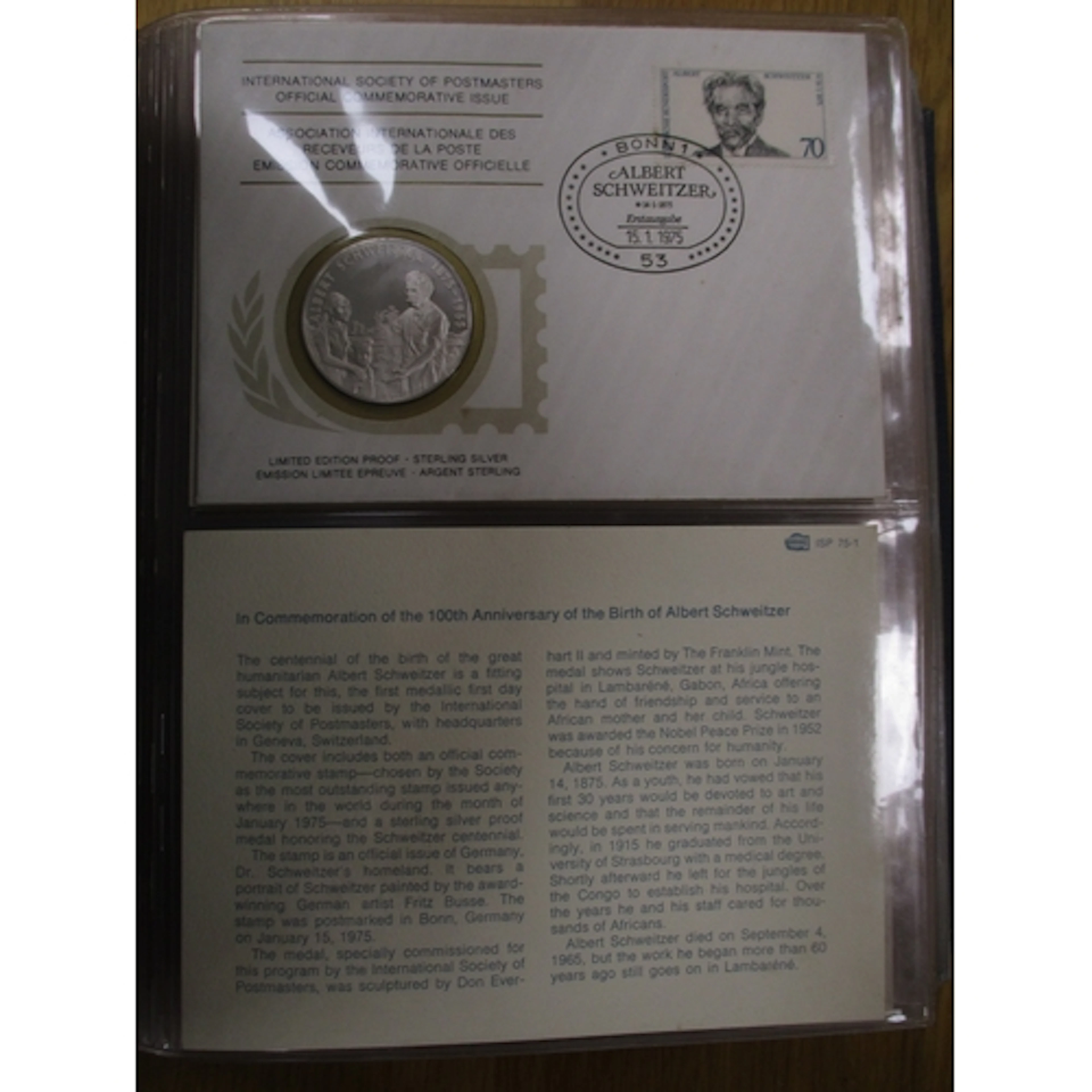 1975-77 International Society of Postmasters set of 36 comme...