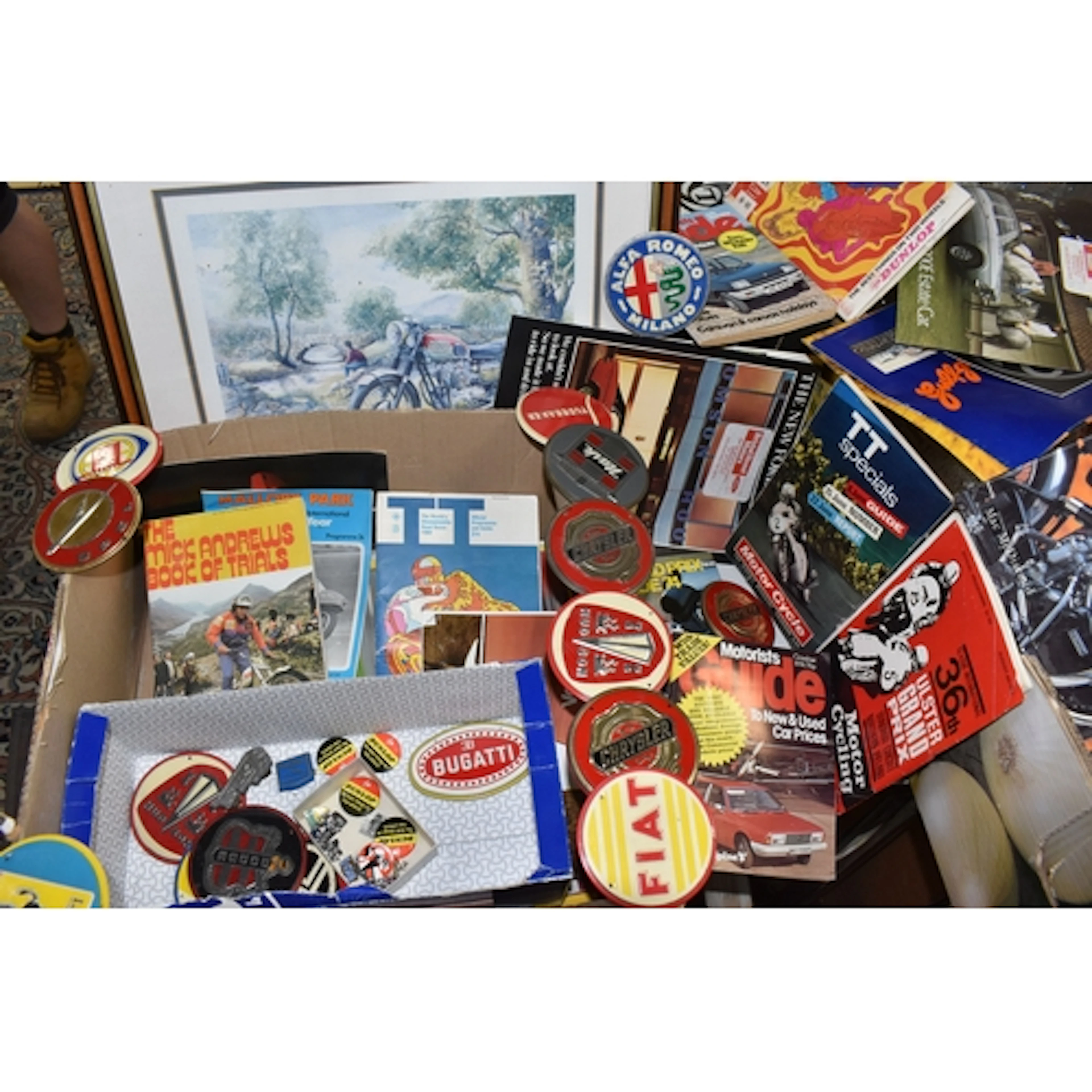 ONE BOX OF MOTOR BIKE AND GRAND PRIX INTEREST, to include a ...