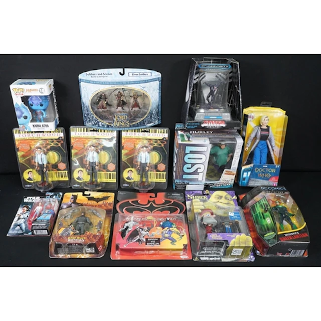 13 Boxed / carded TV / Film related figures to include 3 x T...