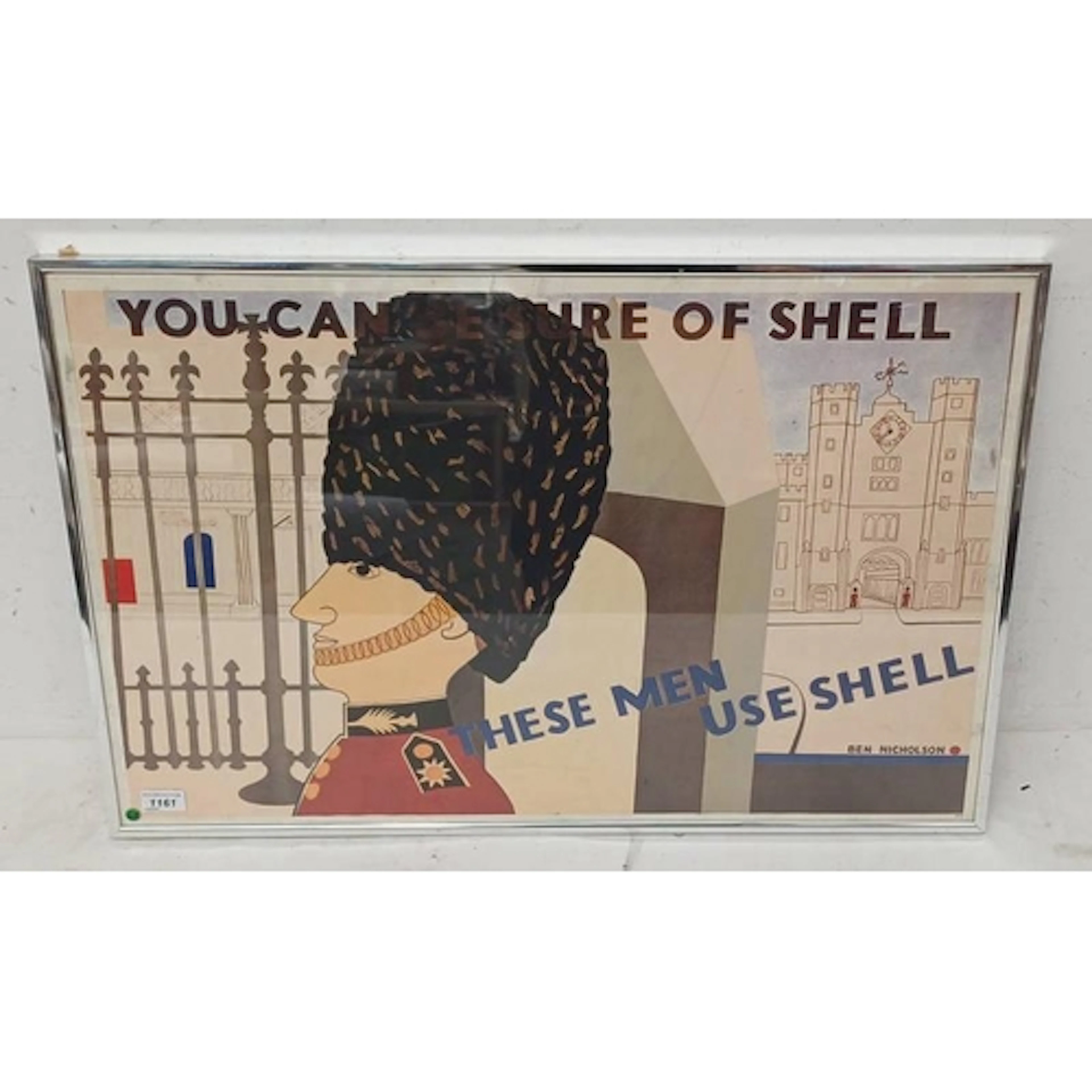 REPRODUCTION SHELL ADVERTISING POSTER - THESE MEN USE SHELL ...