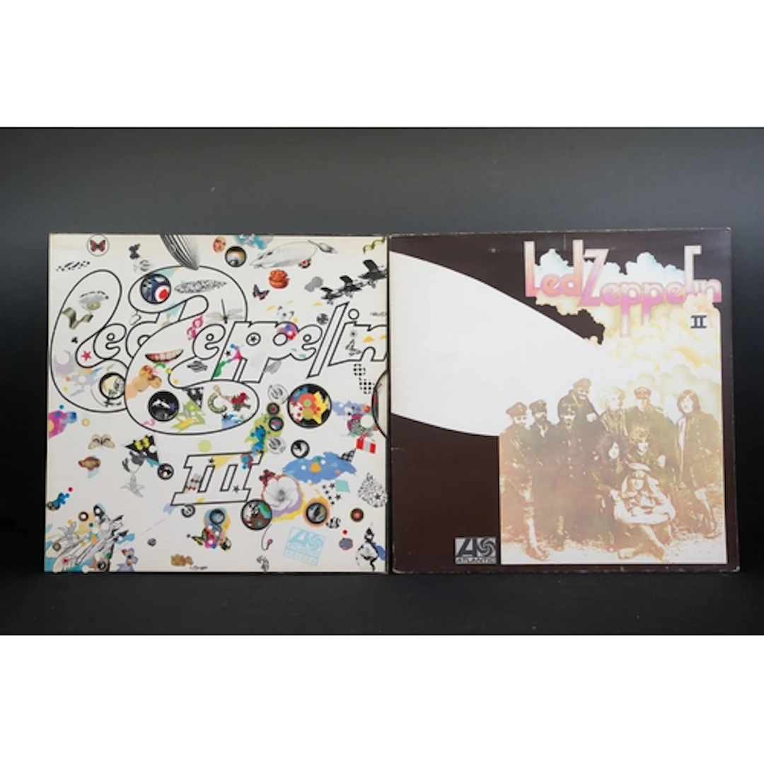 Vinyl - 2 Led Zeppelin original pressing LP’s to include: II...