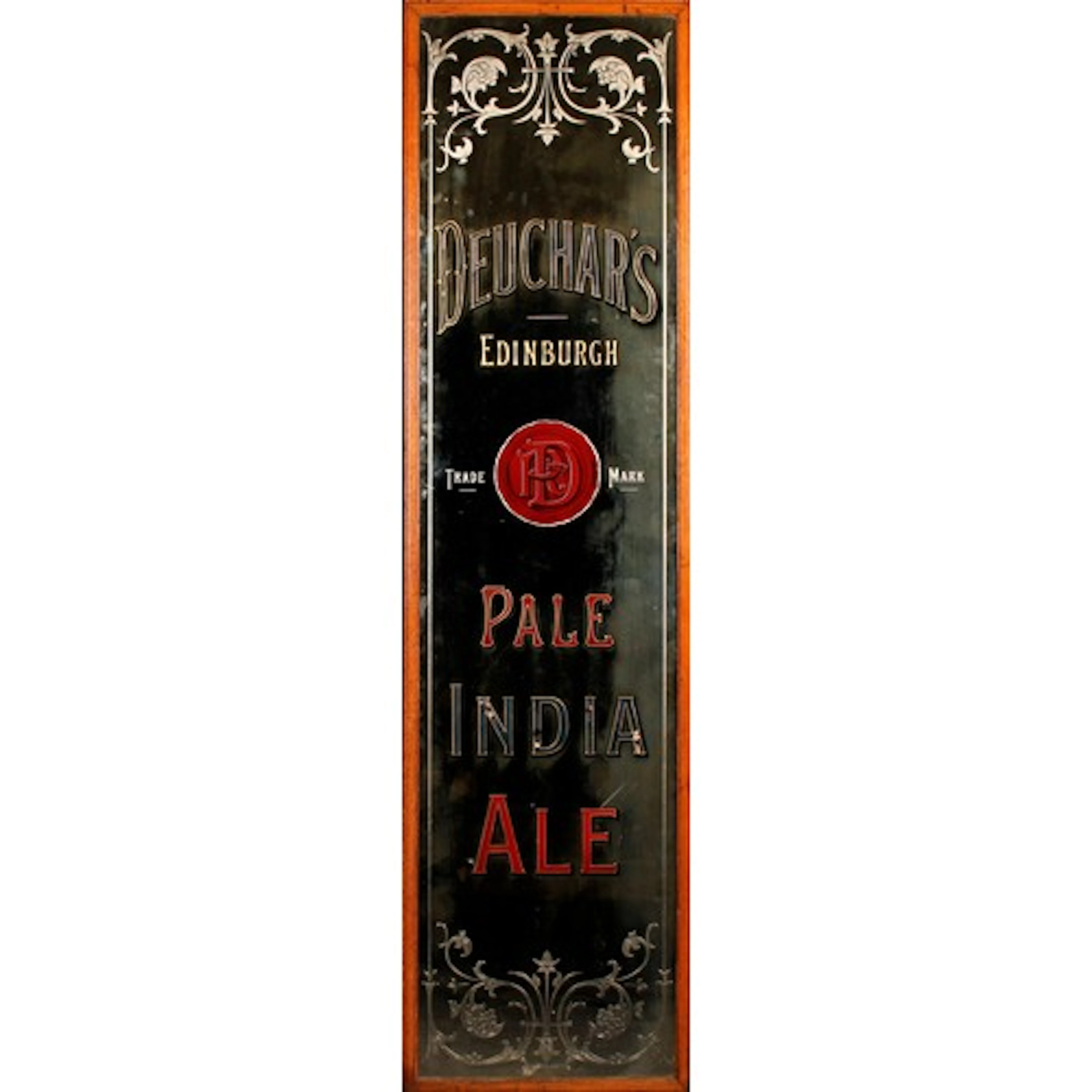 Advertising - Breweriana - an early 20th century rectangular...