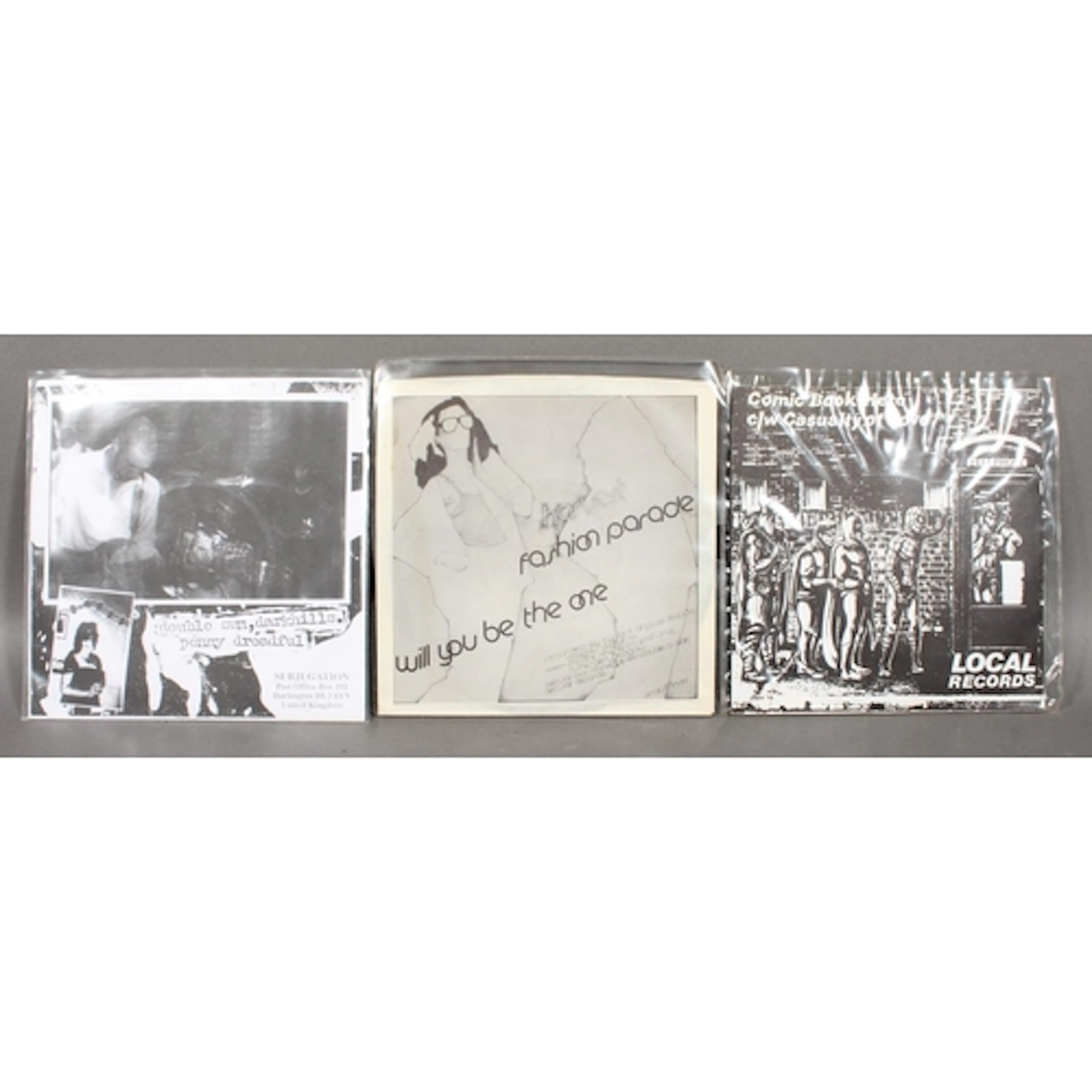 Punk/New Wave singles to include Harvest Fashion Parade/ Wil...