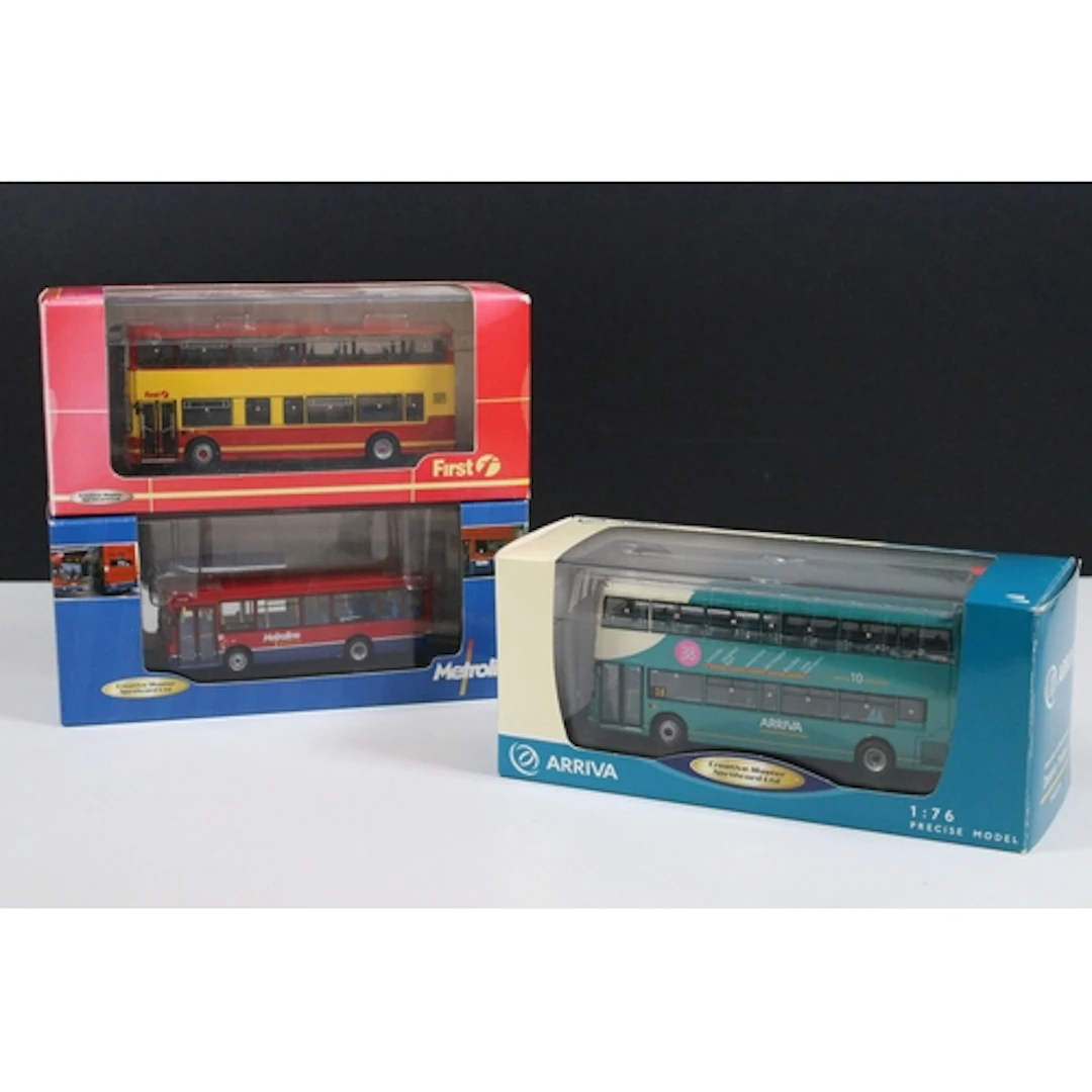Three boxed / cased Creative Master Northcord Ltd diecast mo...