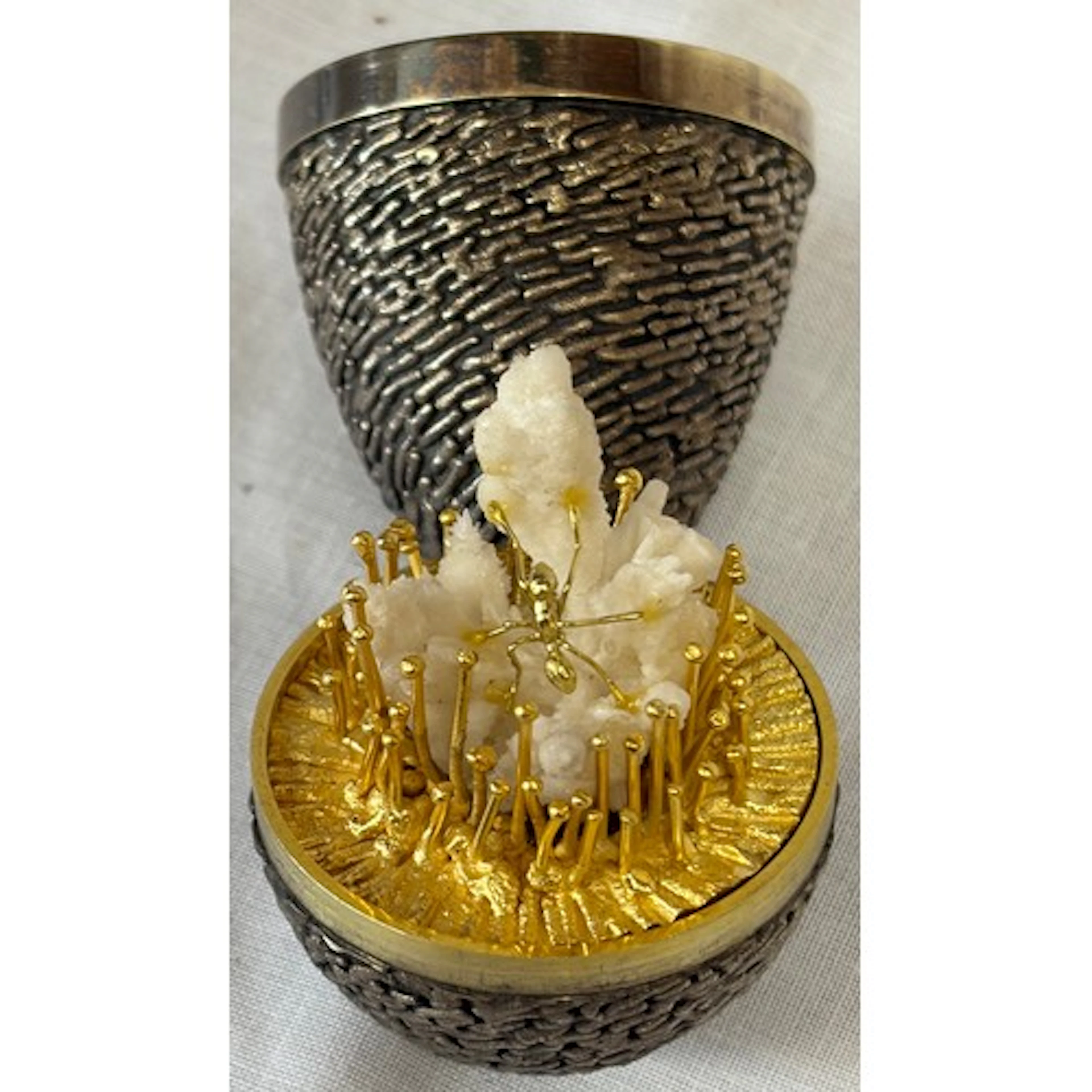 Stuart Devlin (1931-2018) A hallmarked silver-gilt surprise ...