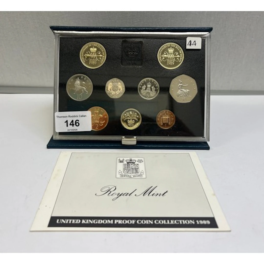 1989 United Kingdom proof coin collection, Royal Mint.