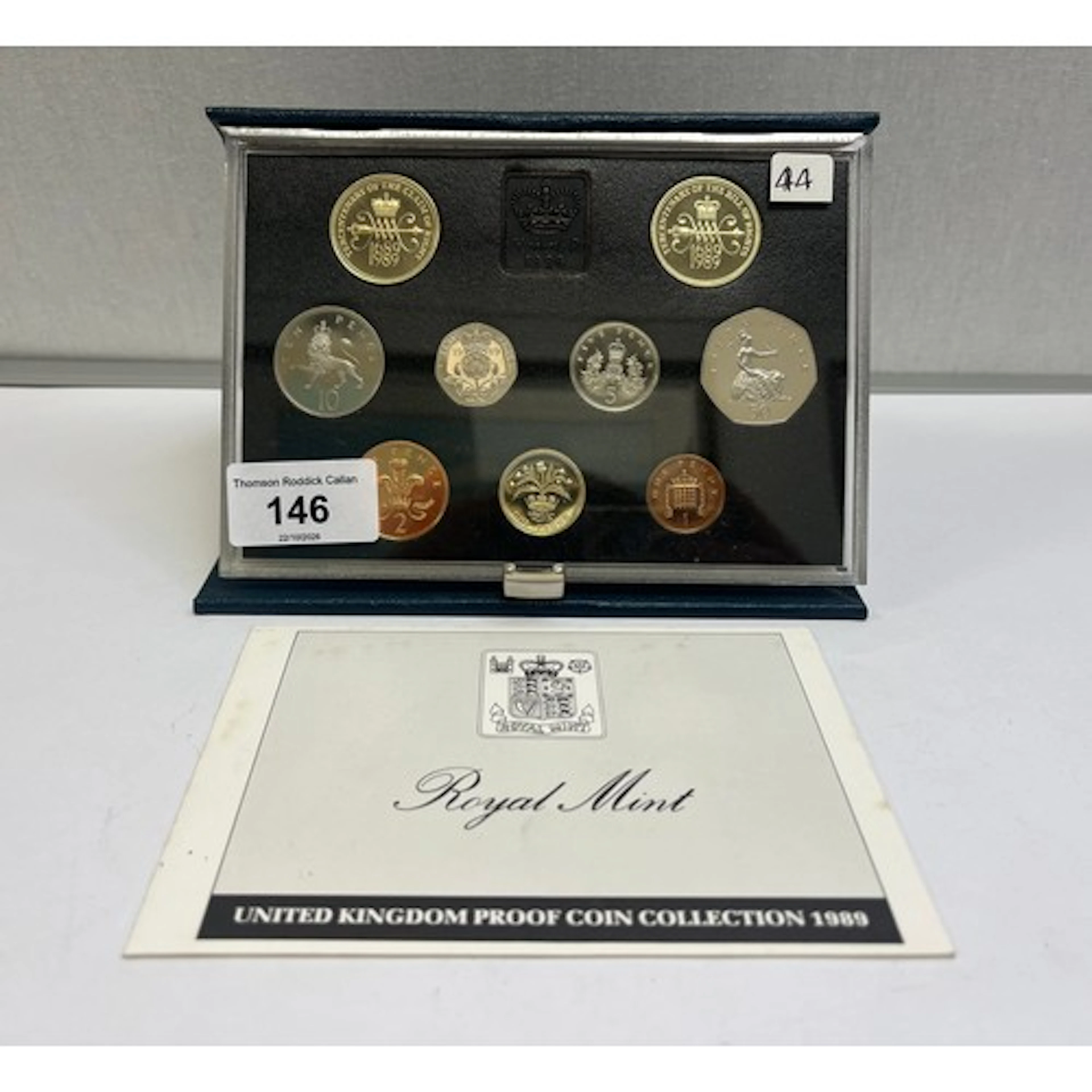 1989 United Kingdom proof coin collection, Royal Mint.