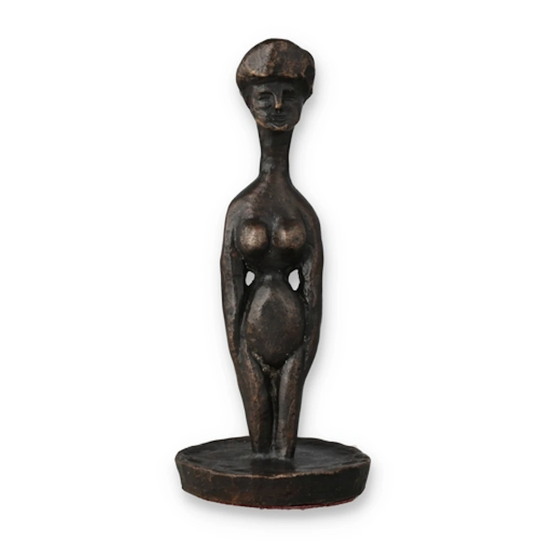 AFTER ELISABETH FRINK (BRITISH 1930-1993): A BRONZE SCULPTUR...