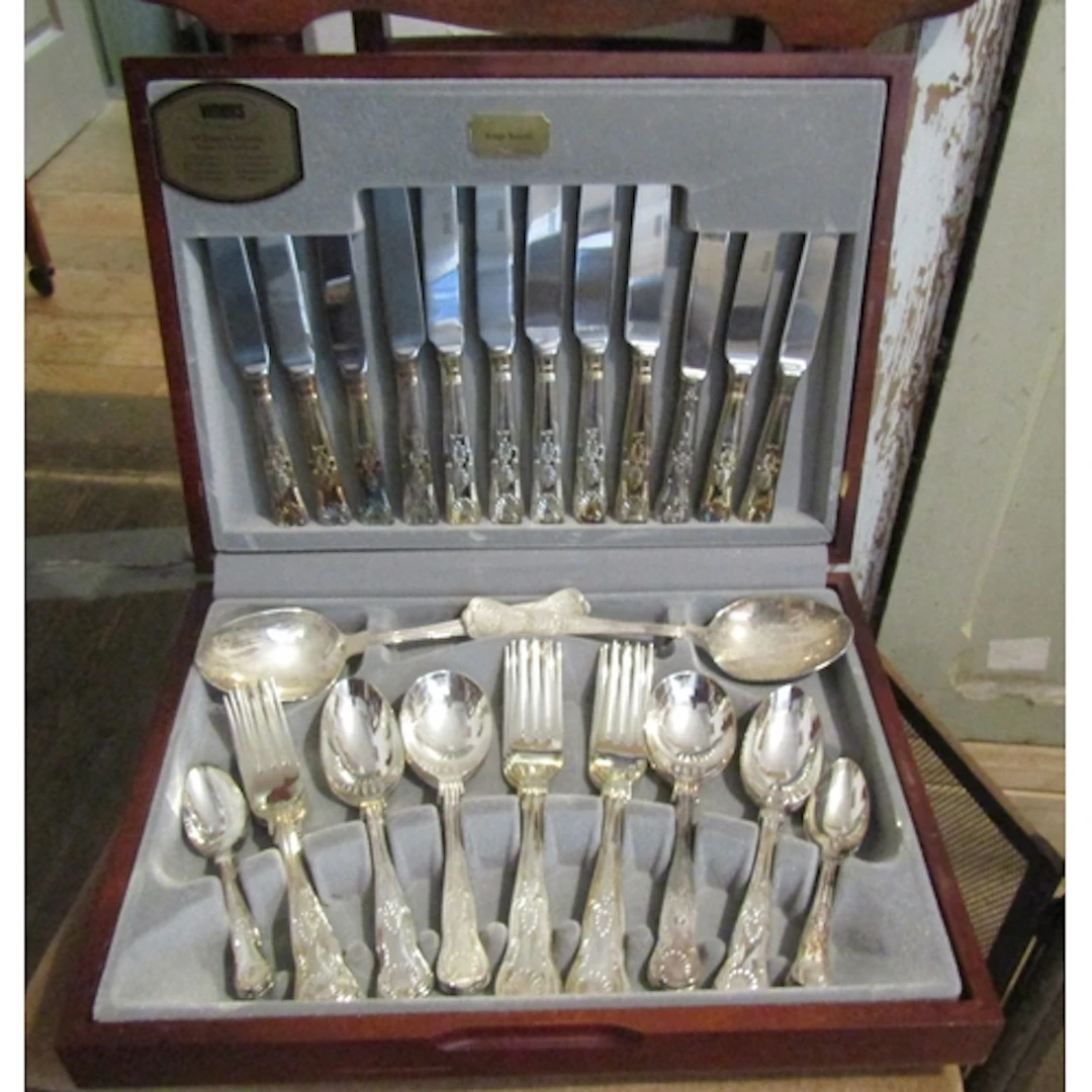 Canteen of Silver Plated Cutlery Forty-four Pieces by Viners...