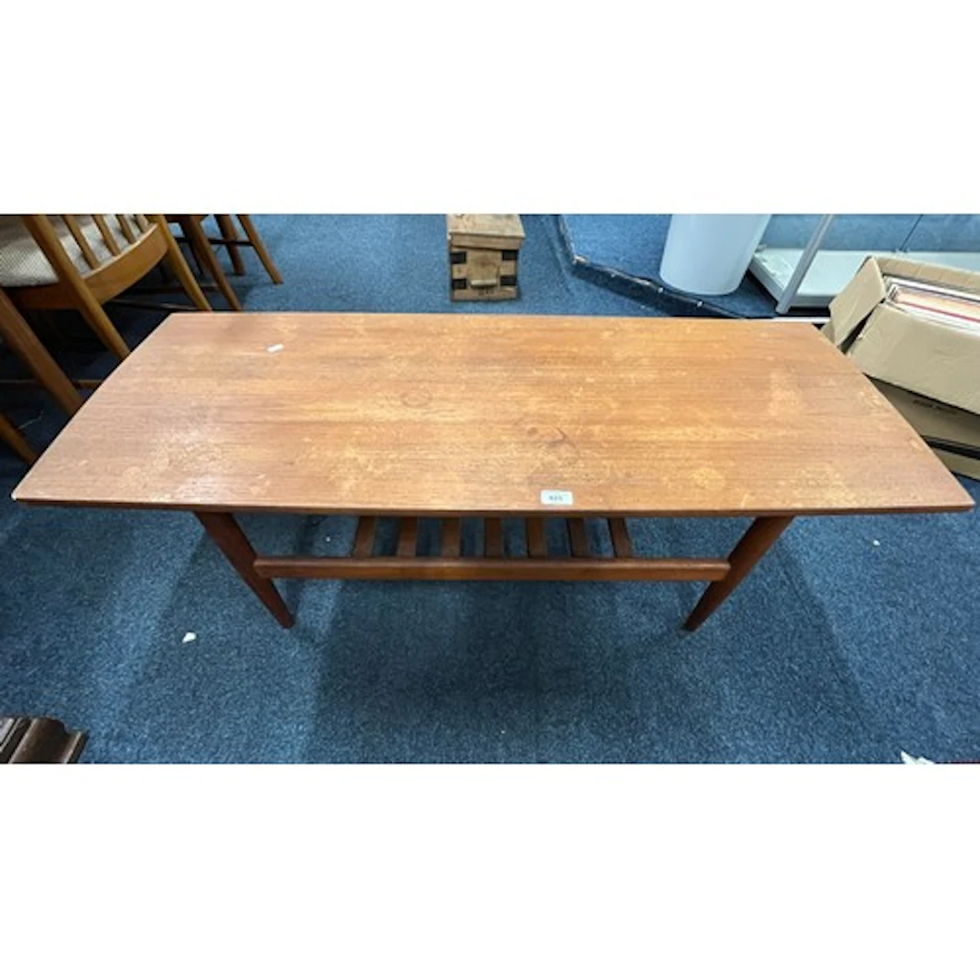 Mid Century teak coffee table, 120cm wide.