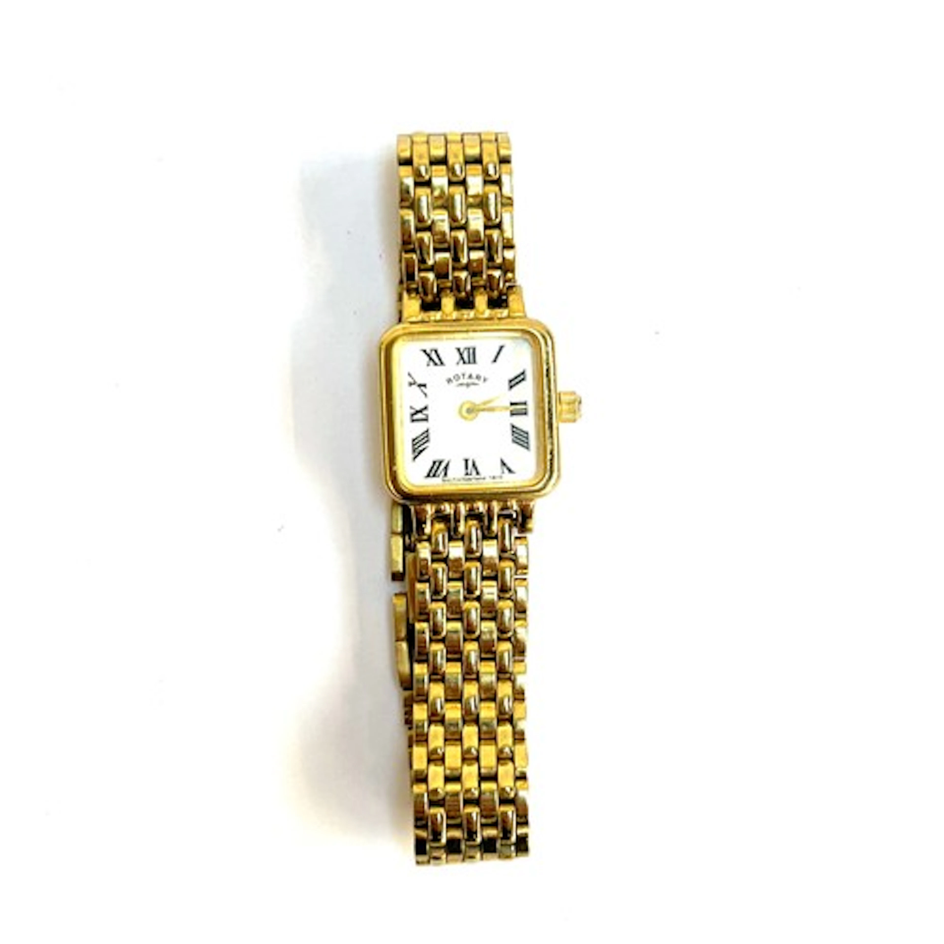 A ladies gold plated Rotary watch
