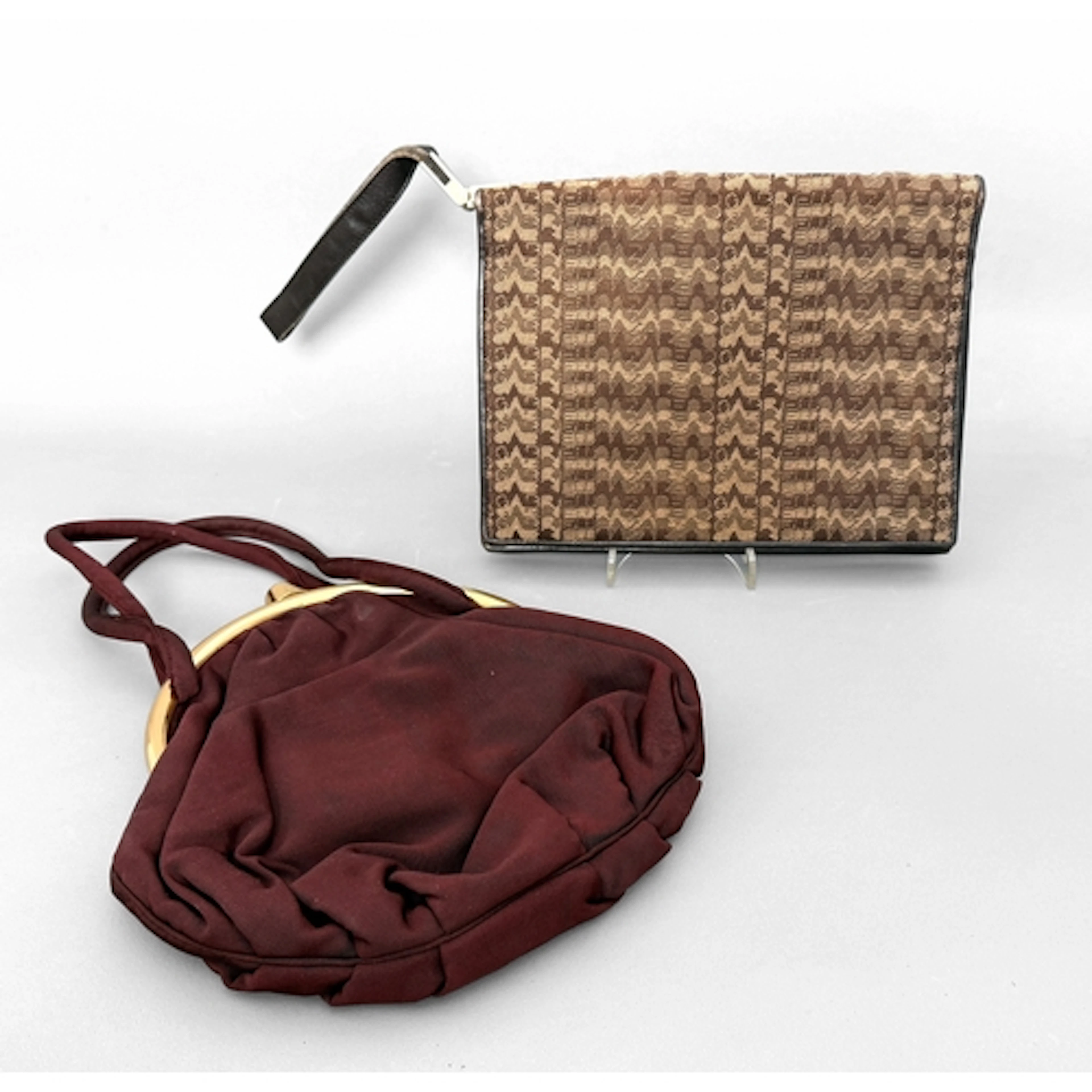 An Italian Nazareno Gabrielli clutch bag - circa 1970's, in ...
