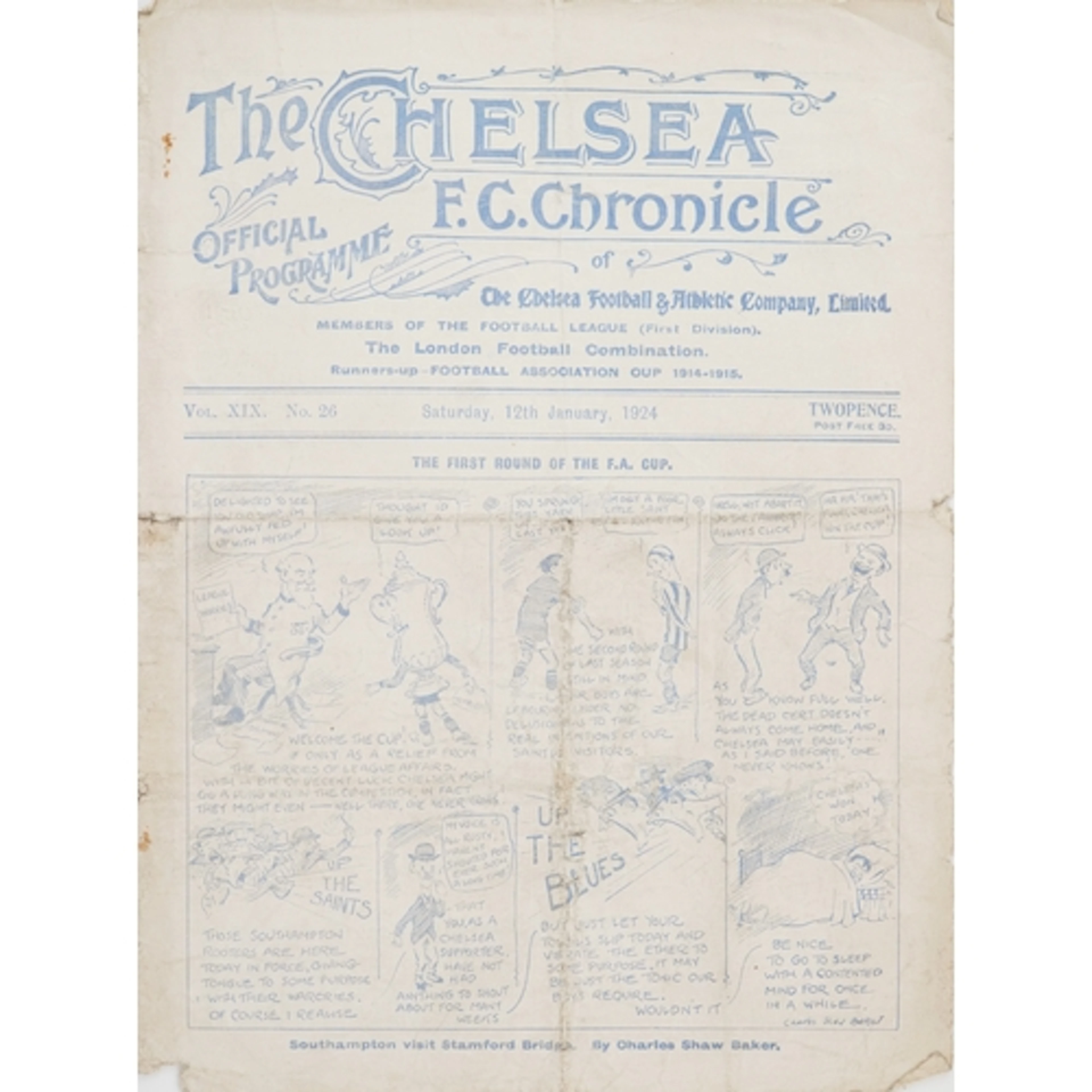 The Chelsea F.C. Chronicles official football programme - Th...