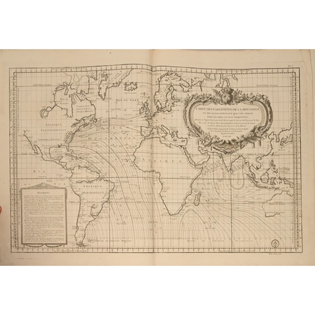 Bellin (Jacques-Nicolas), an atlas of 46 hydrographical naut...