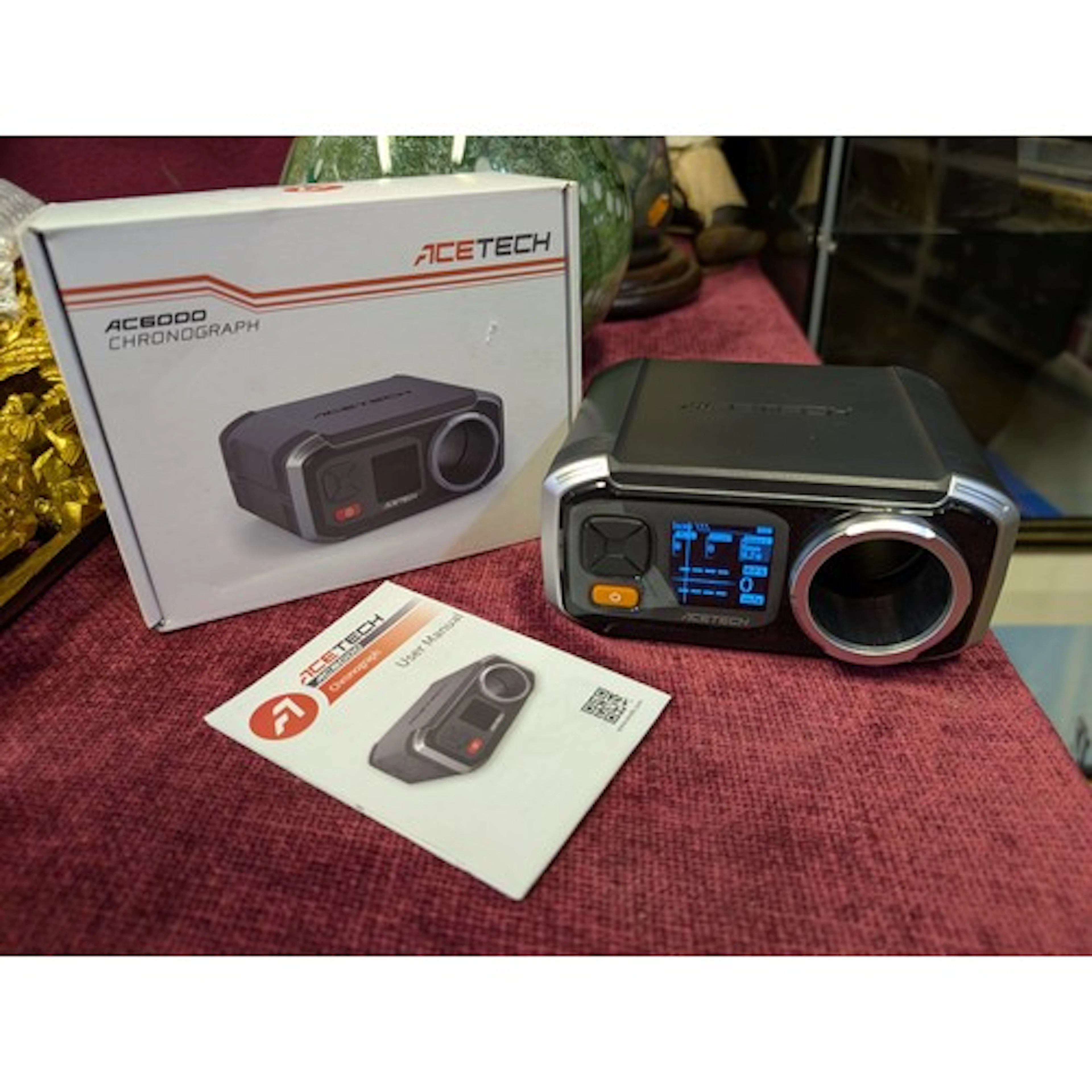 Acetech AC6000 Chronograph for Airsoft testing - turns on bu...