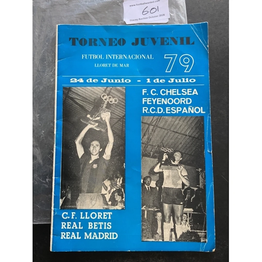 1979 Chelsea Youth Tournament Football Programme: Large blue...