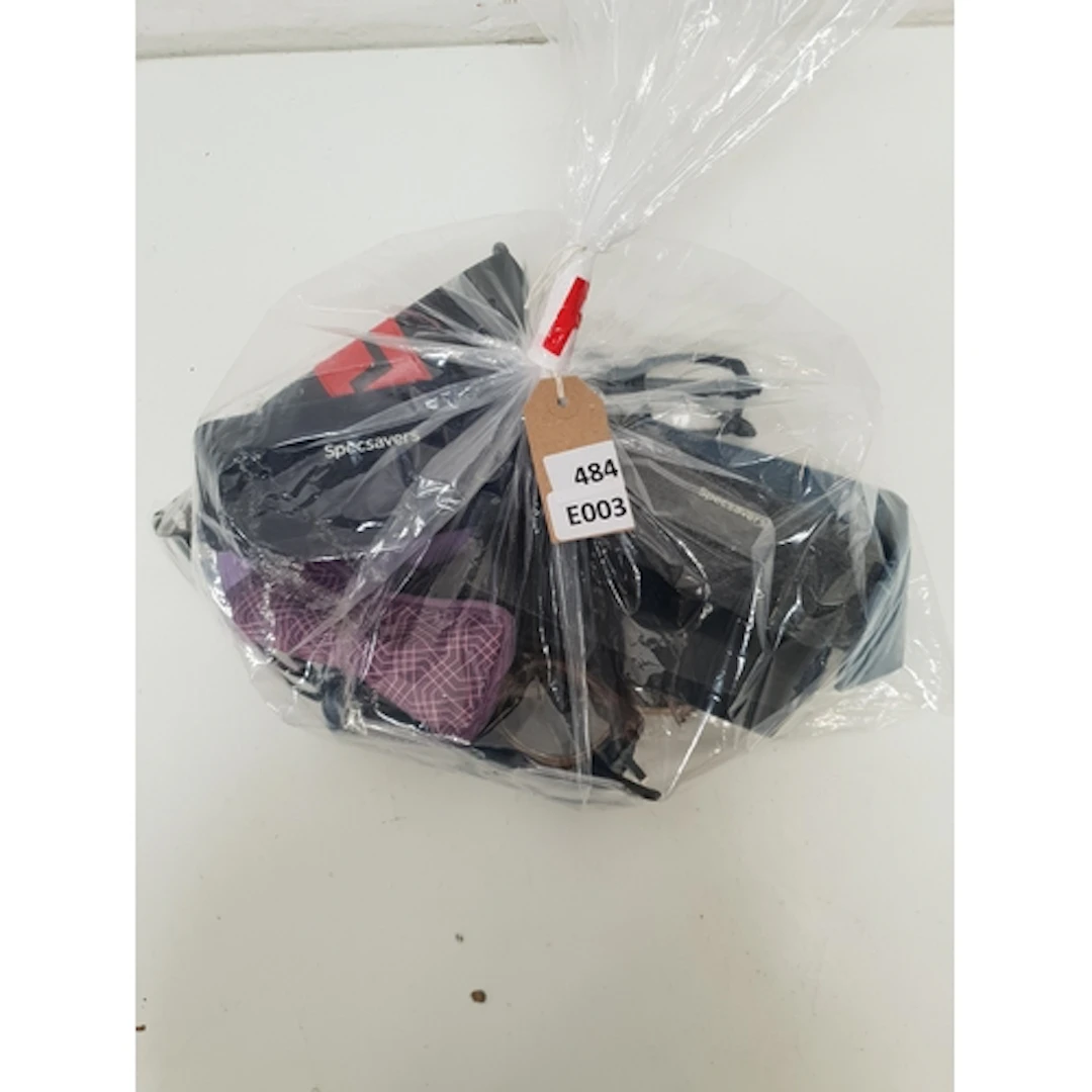 ONE BAG OF PRESCRIPTION GLASSES WITH CASE