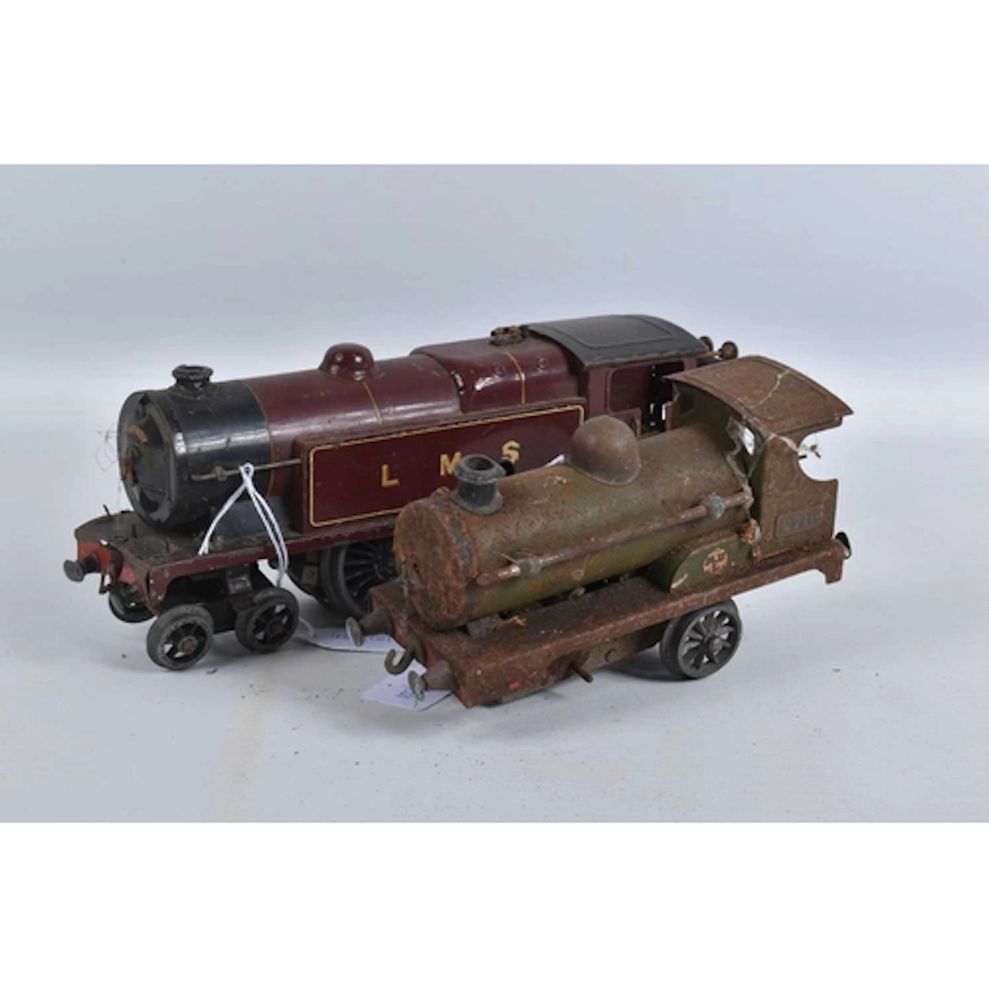AN UNBOXED HORNBY O GAUGE No.2 SPECIAL 4-4-2 TANK LOCOMOTIVE...