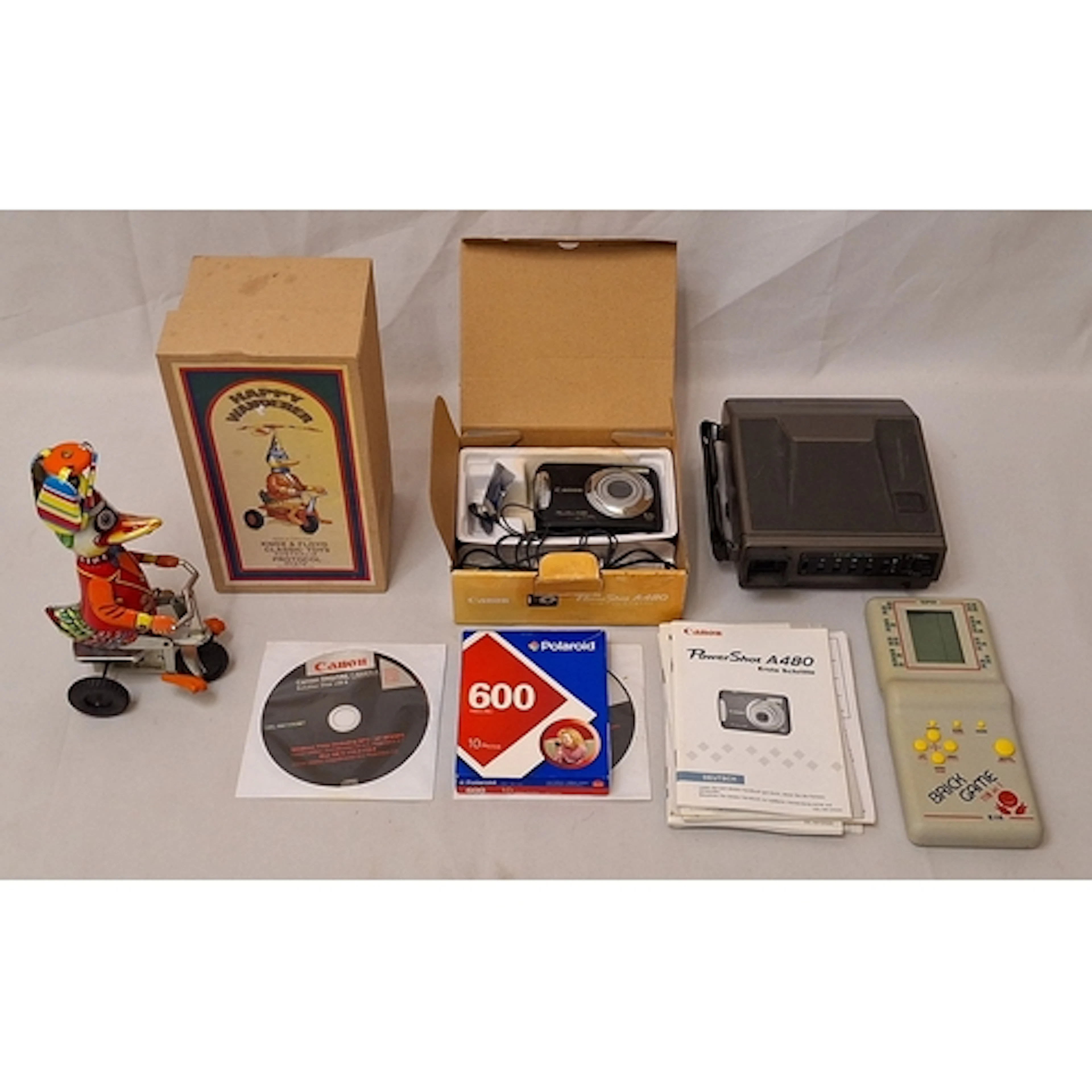 Polaroid Image System Camera, packet instant film, Canon Pow...