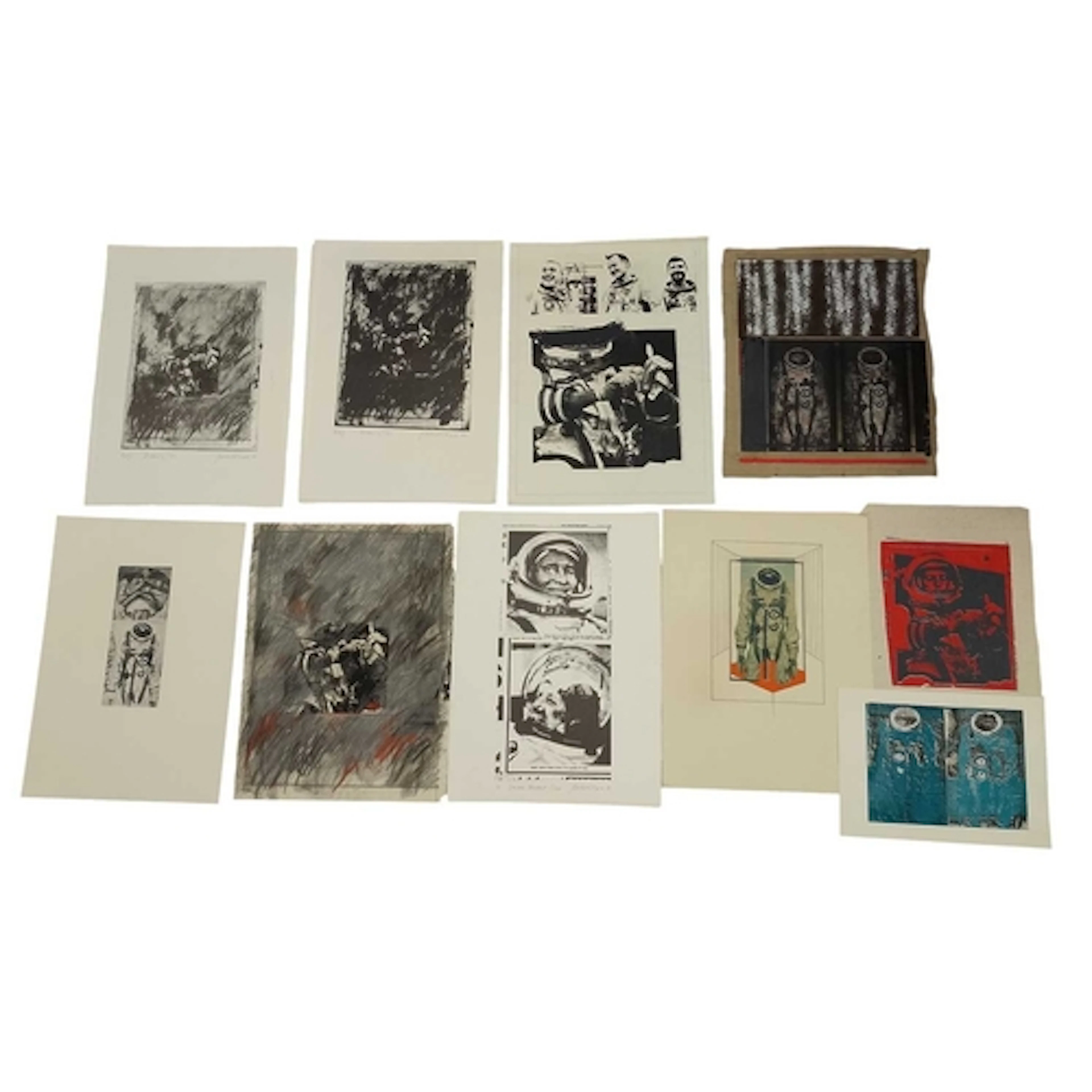 John MITCHELL (1943-2014) A portfolio of Space-Age related w...