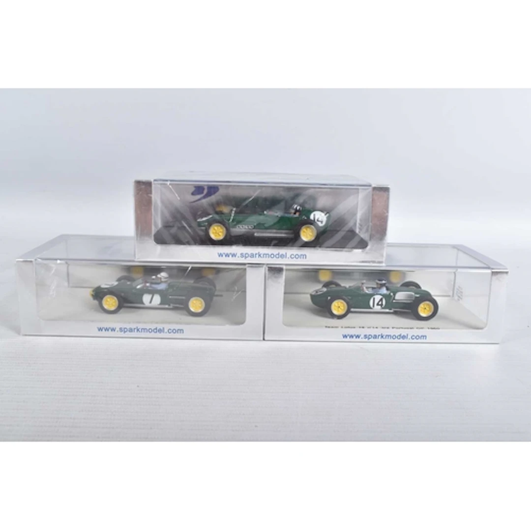 THREE BOXED MINIMAX SPARK MODEL VEHICLES, to include a seale...