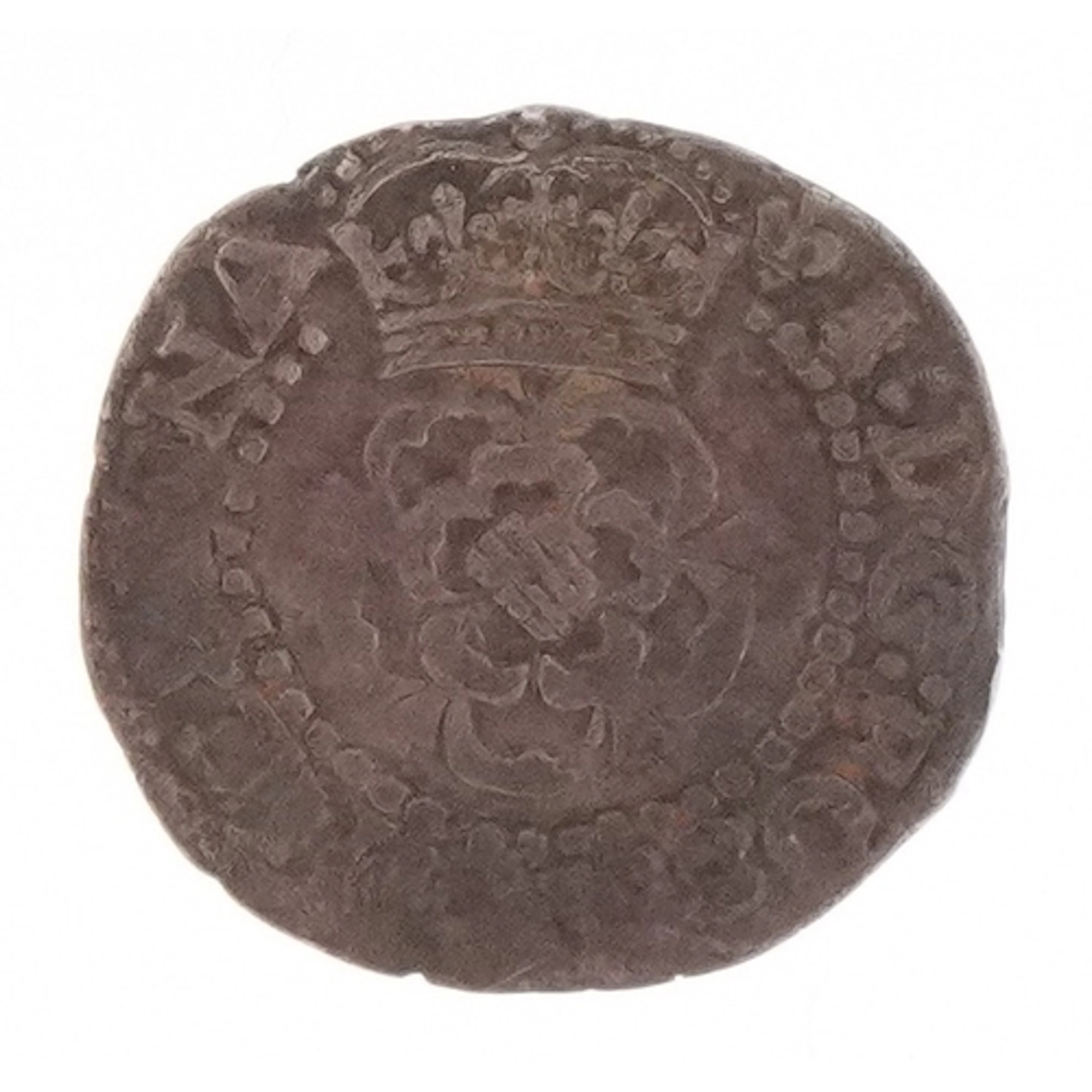 James I silver hammered half groat.