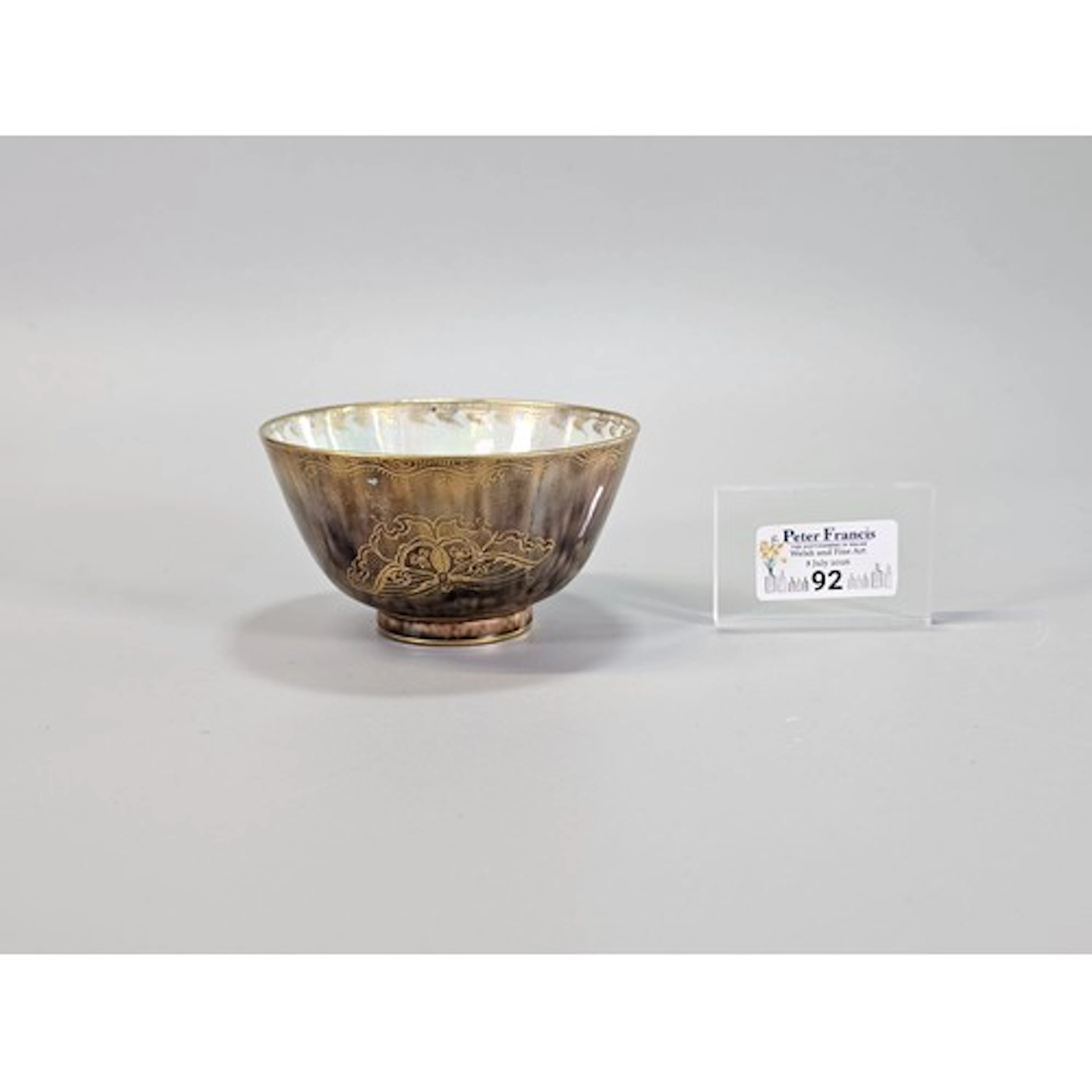 Early 20th century Wedgwood butterfly lustre bowl, design by...