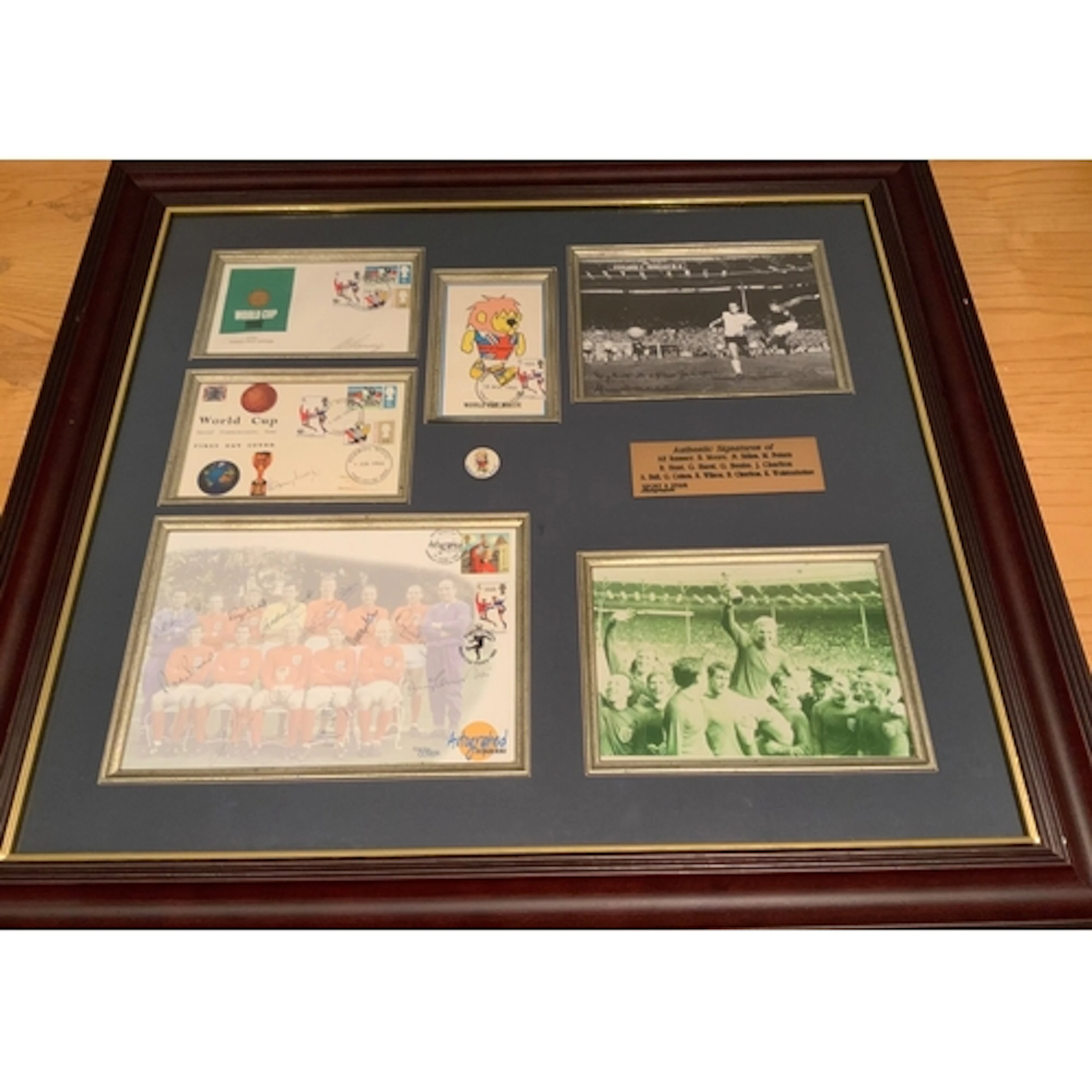 1966 World Cup England Signed Football Display: Autographed ...