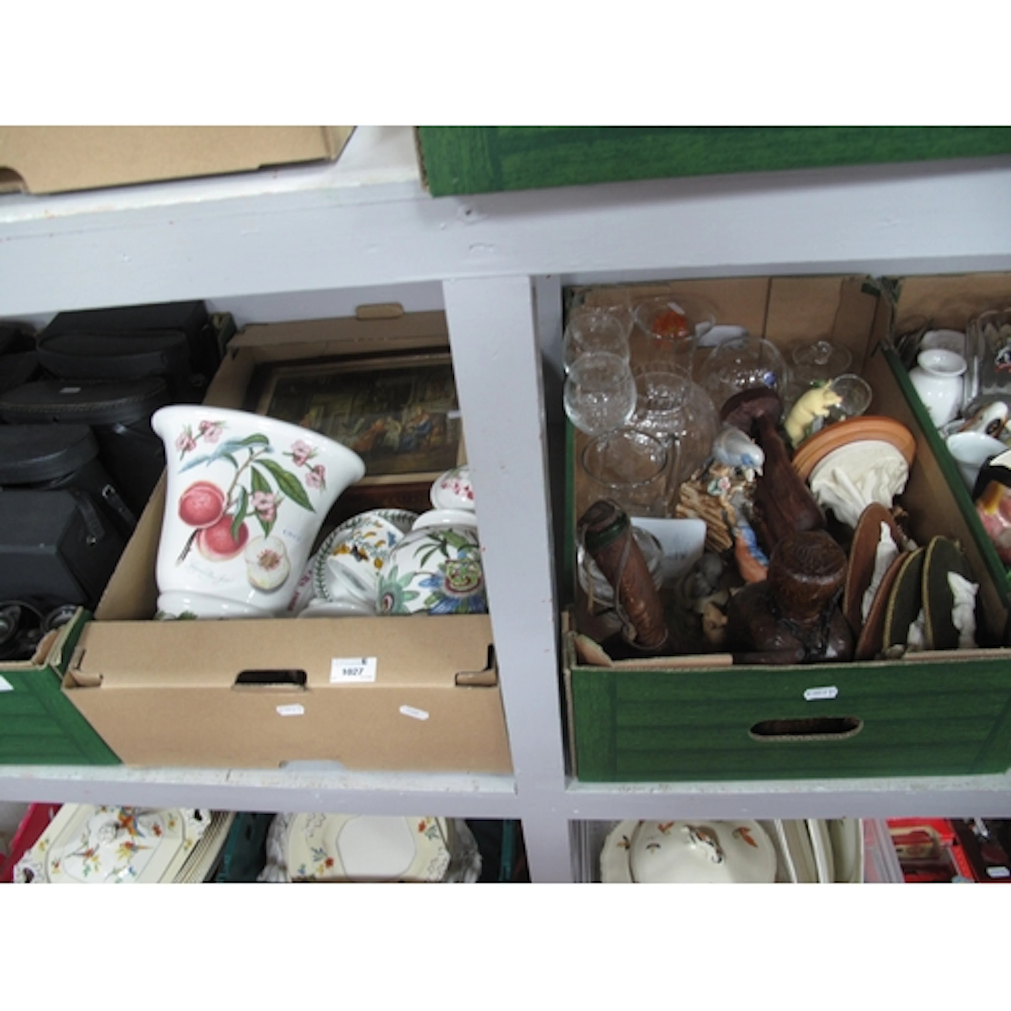 Collectables, including Portmeirion "Pomona" jar and large v...