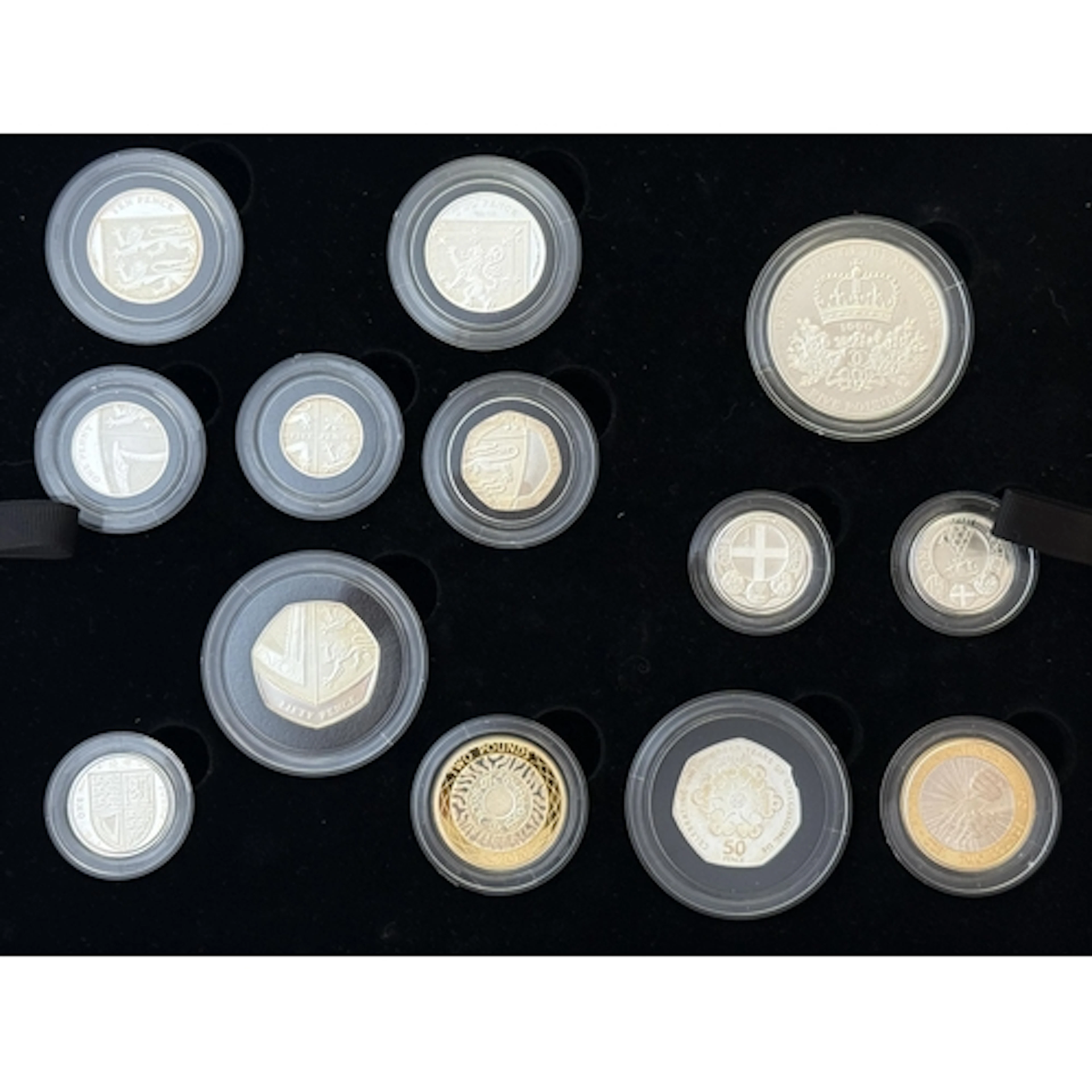 UK 2010 The Royal Mint Silver Proof Coin Year Set, comprisin...