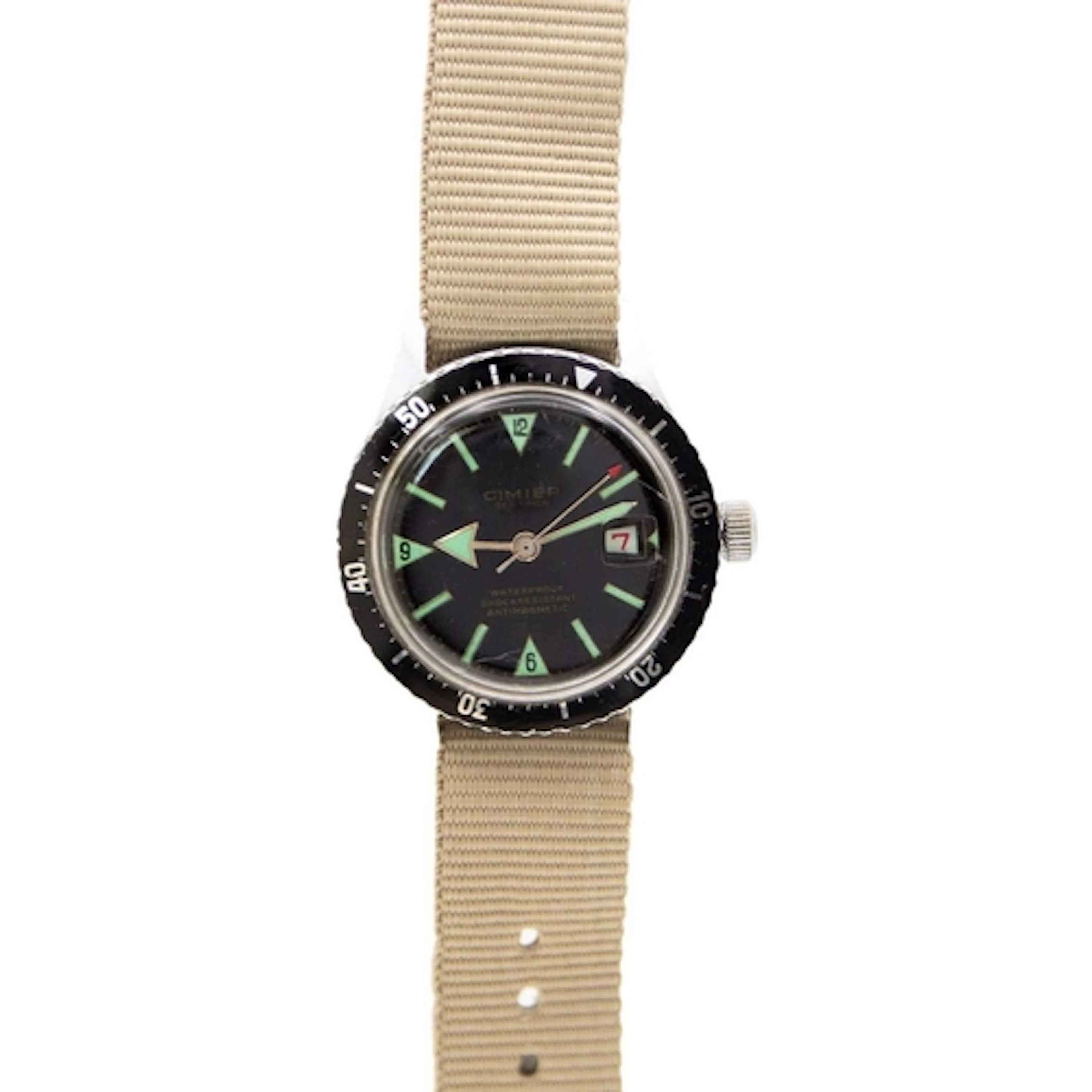 CIMIER - A Sea Timer gentleman's manual wind divers wristwat...