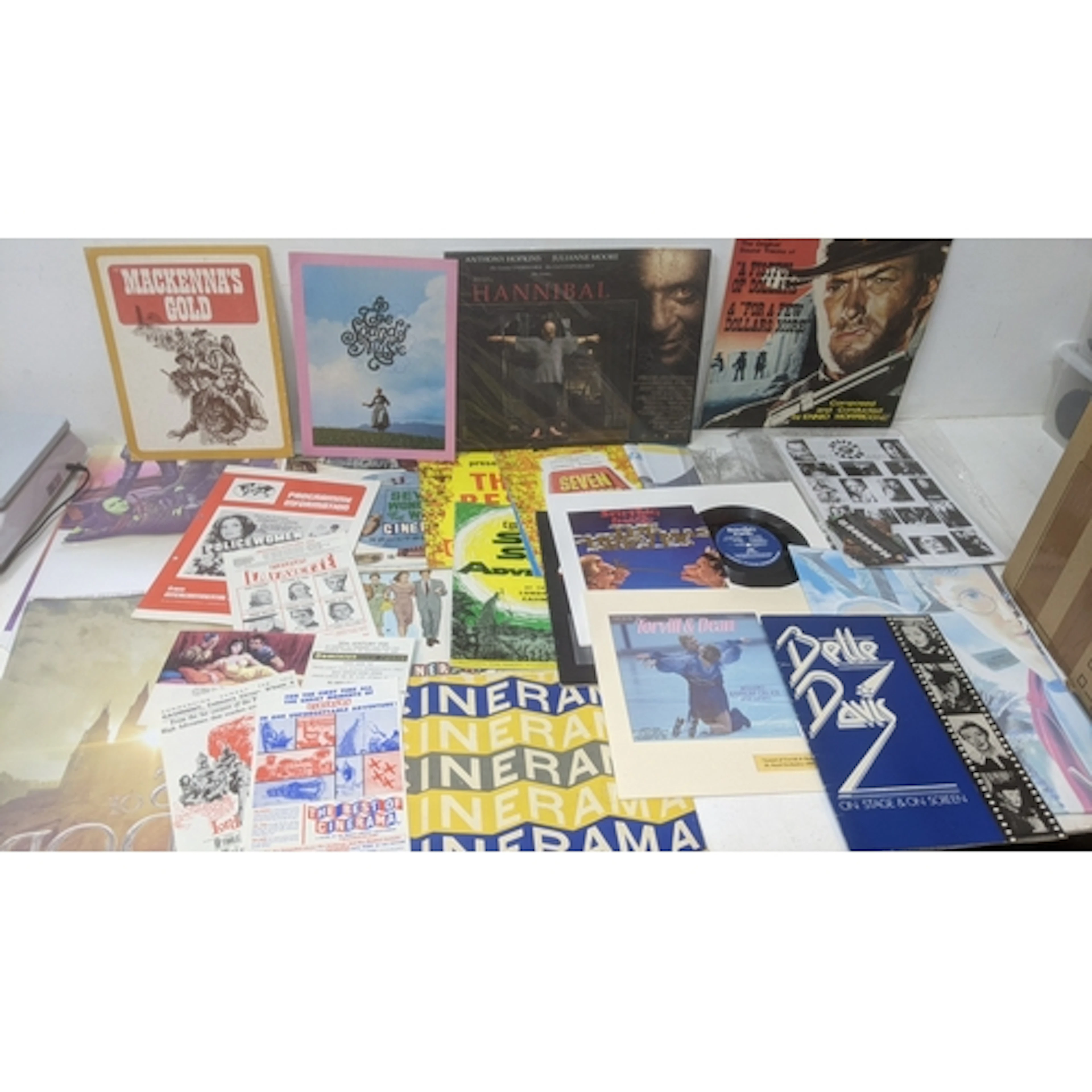 Memorabilia, a large and interesting collection of film, mus...