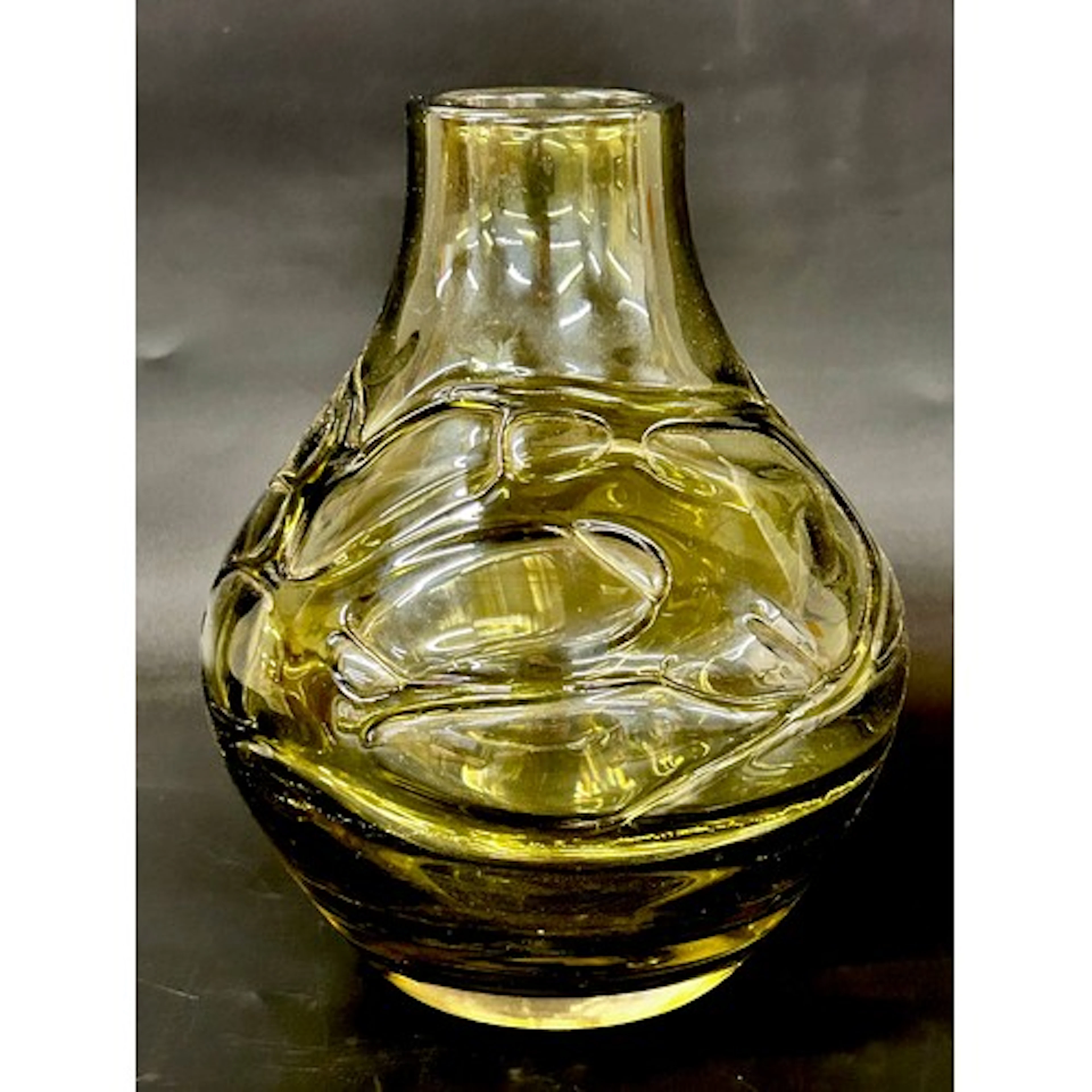 Geoffrey Baxter for Whitefriars; a Random Strapped Sage glas...