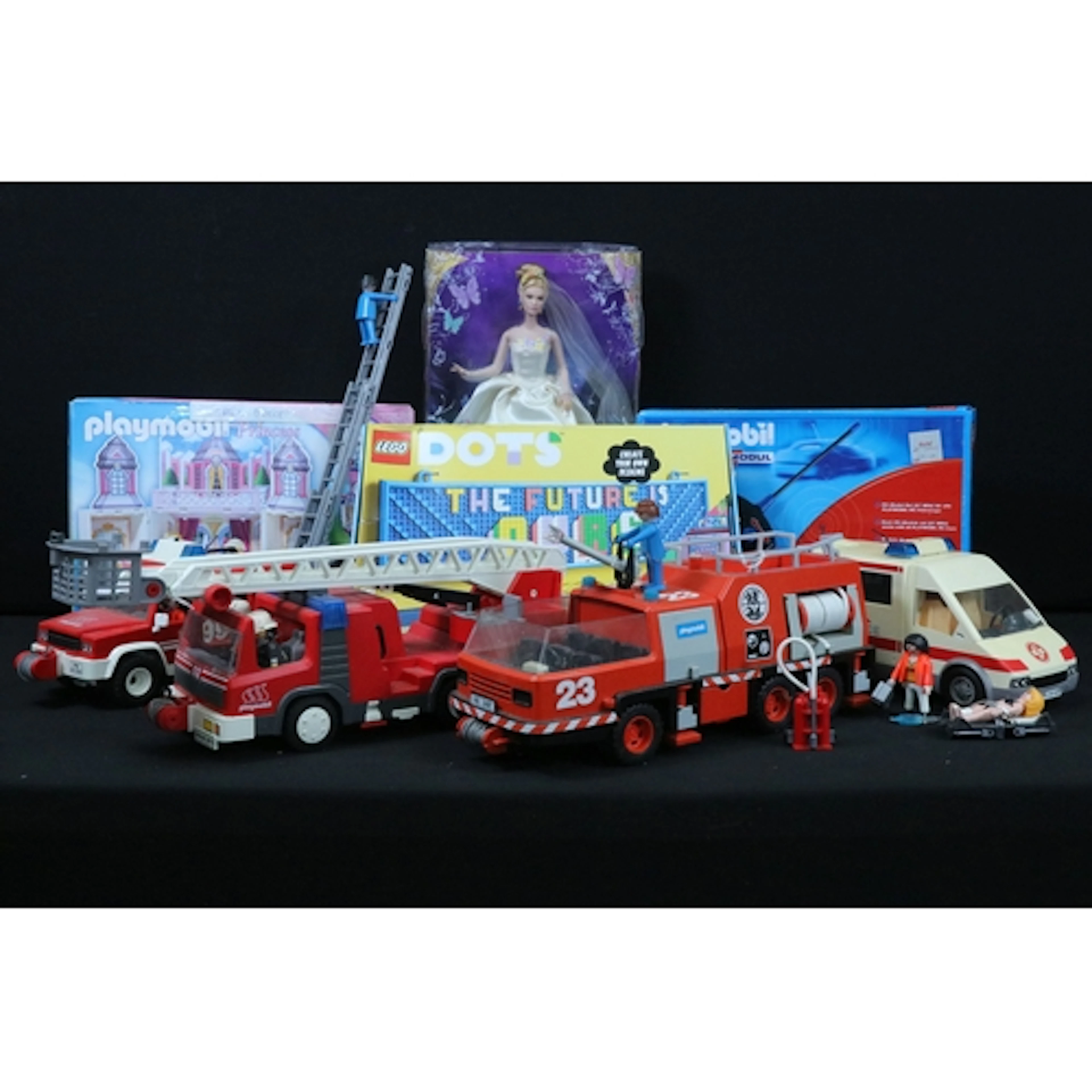Collection of toys to include boxed Mattel Barbie Disney Cin...