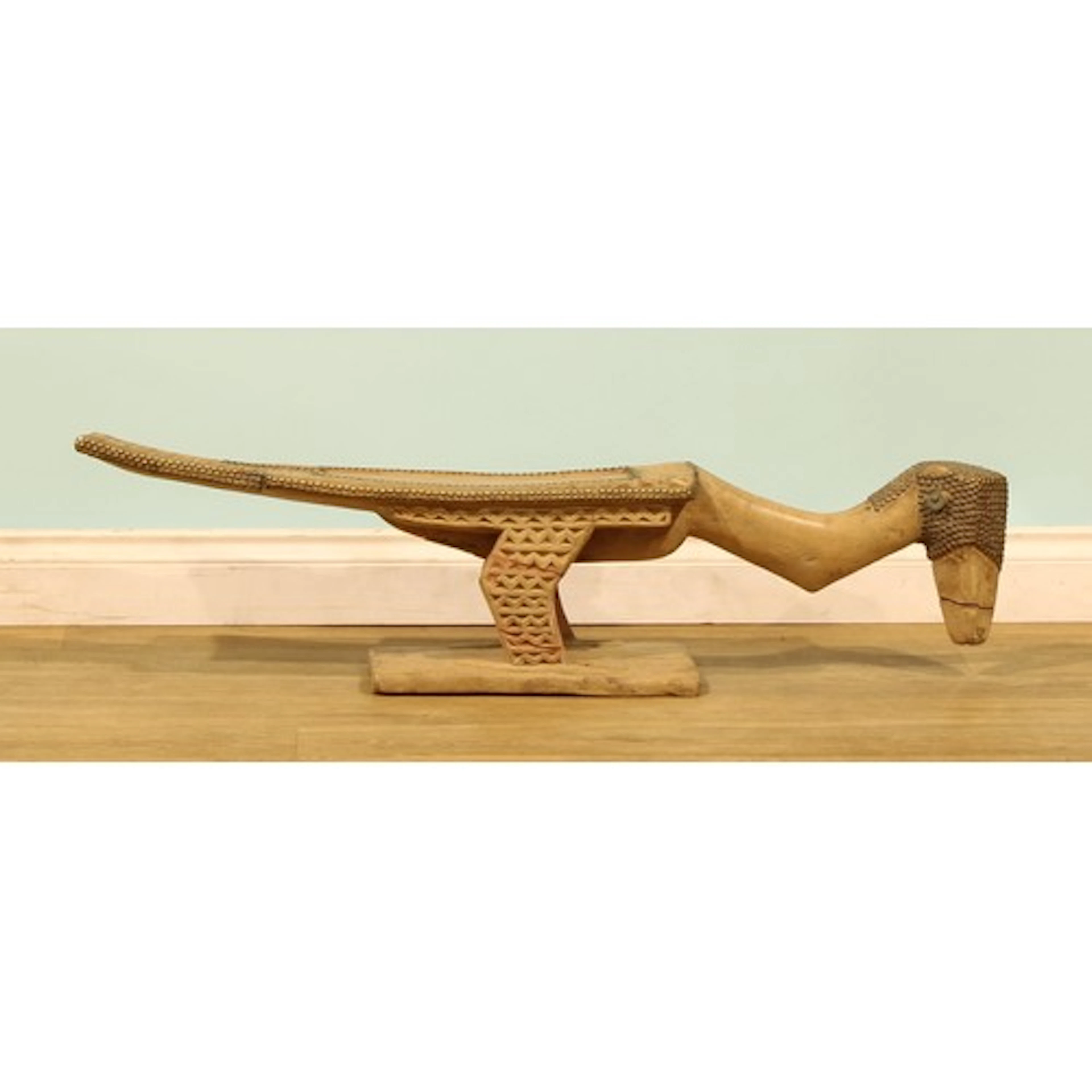 Tribal Art - an early 20th century Ashanti zoomorphic stool,...