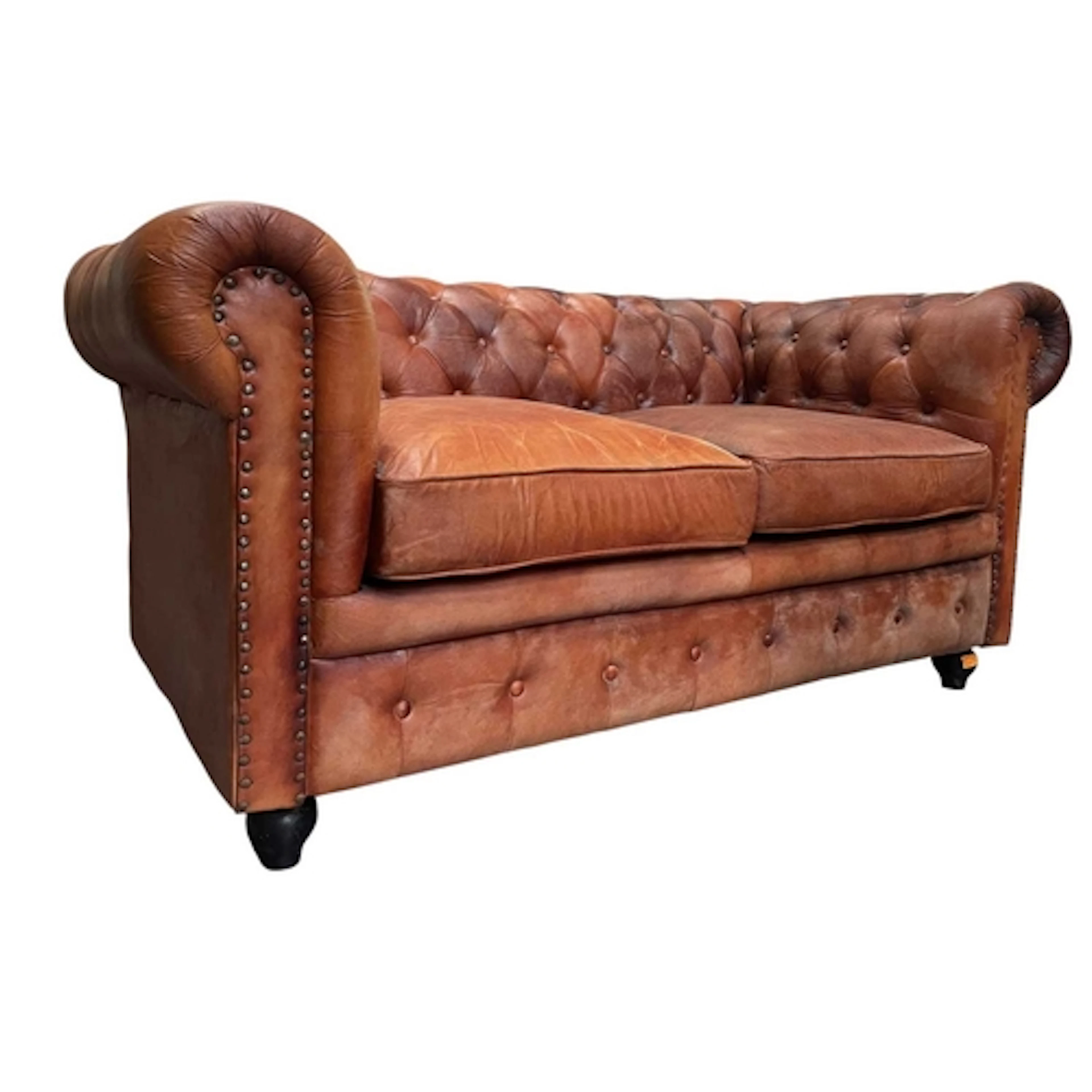 A contemporary two seater Chesterfield two-seater sofa sette...
