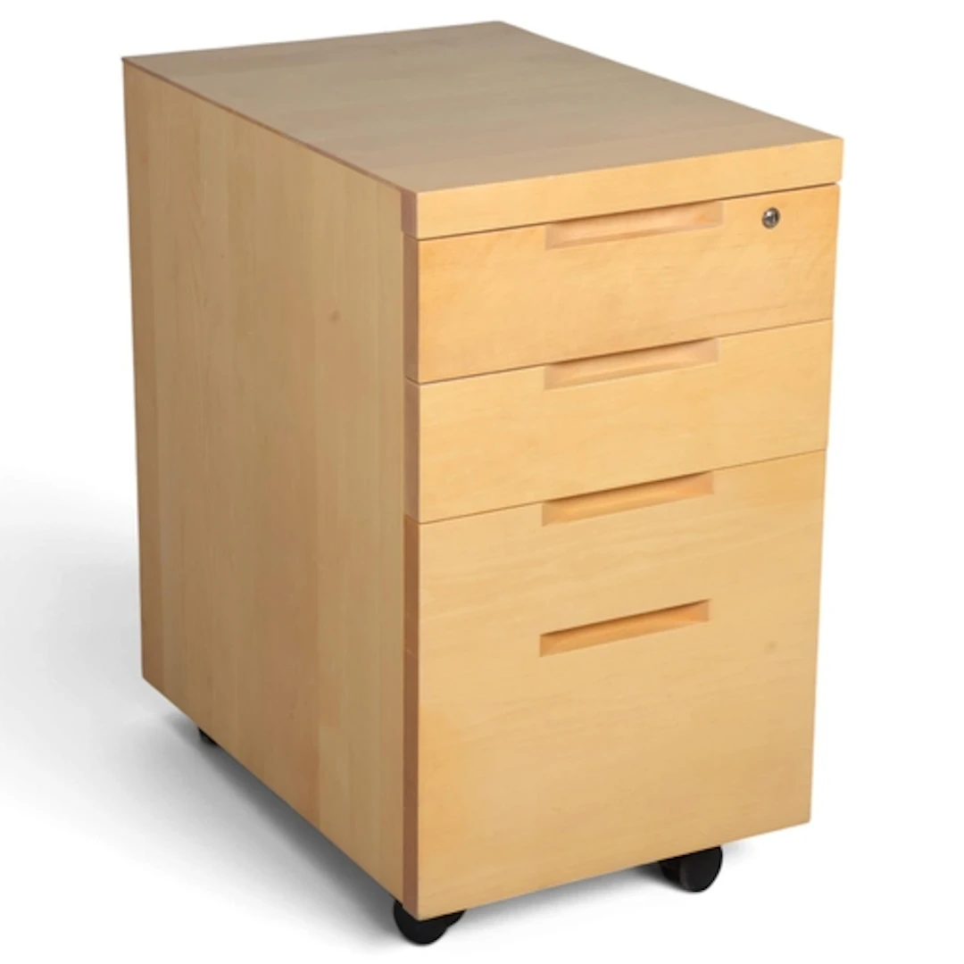 ALVAR AALTO pedestal or bedside chest in solid birch by Arte...