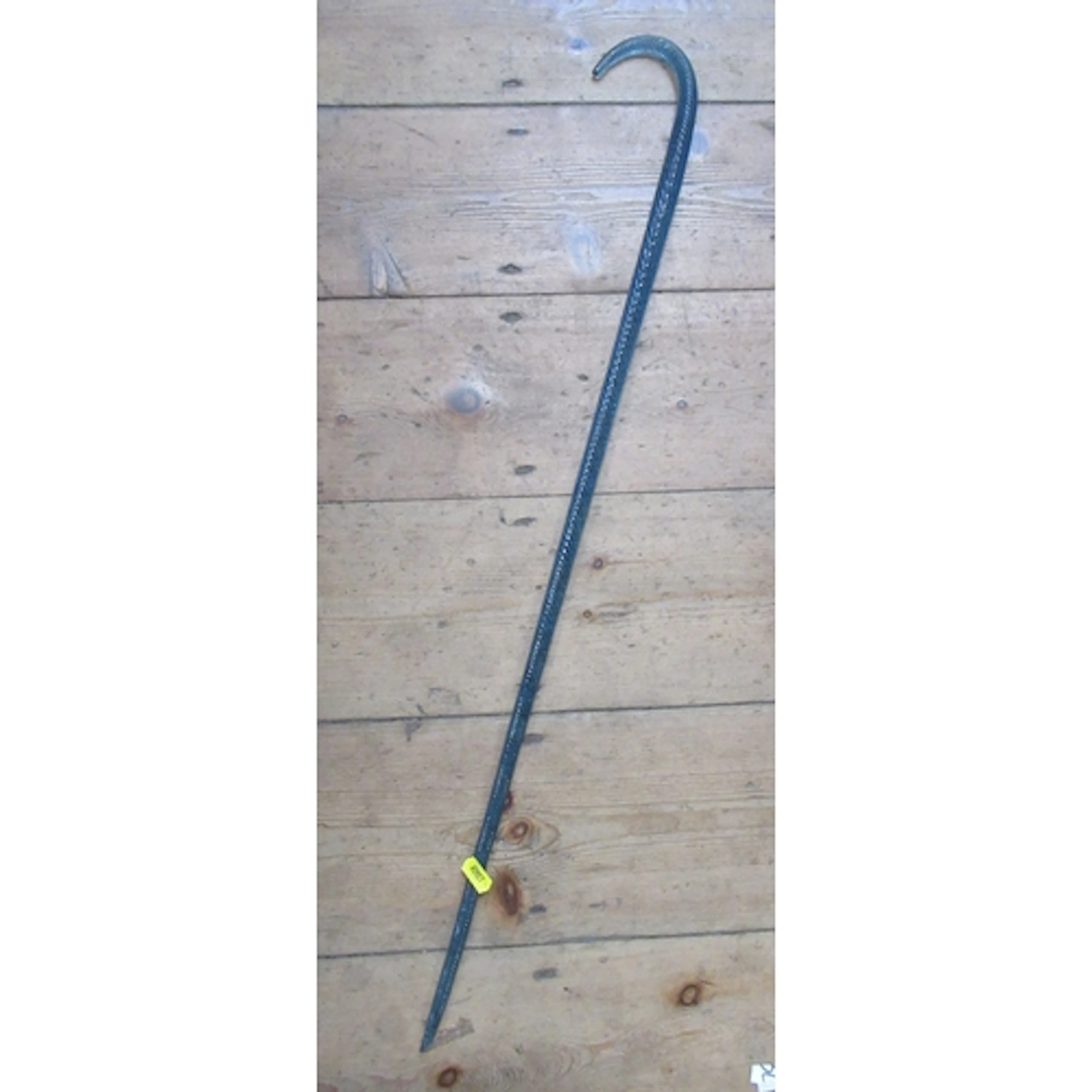 A glass walking stick, height 32ins