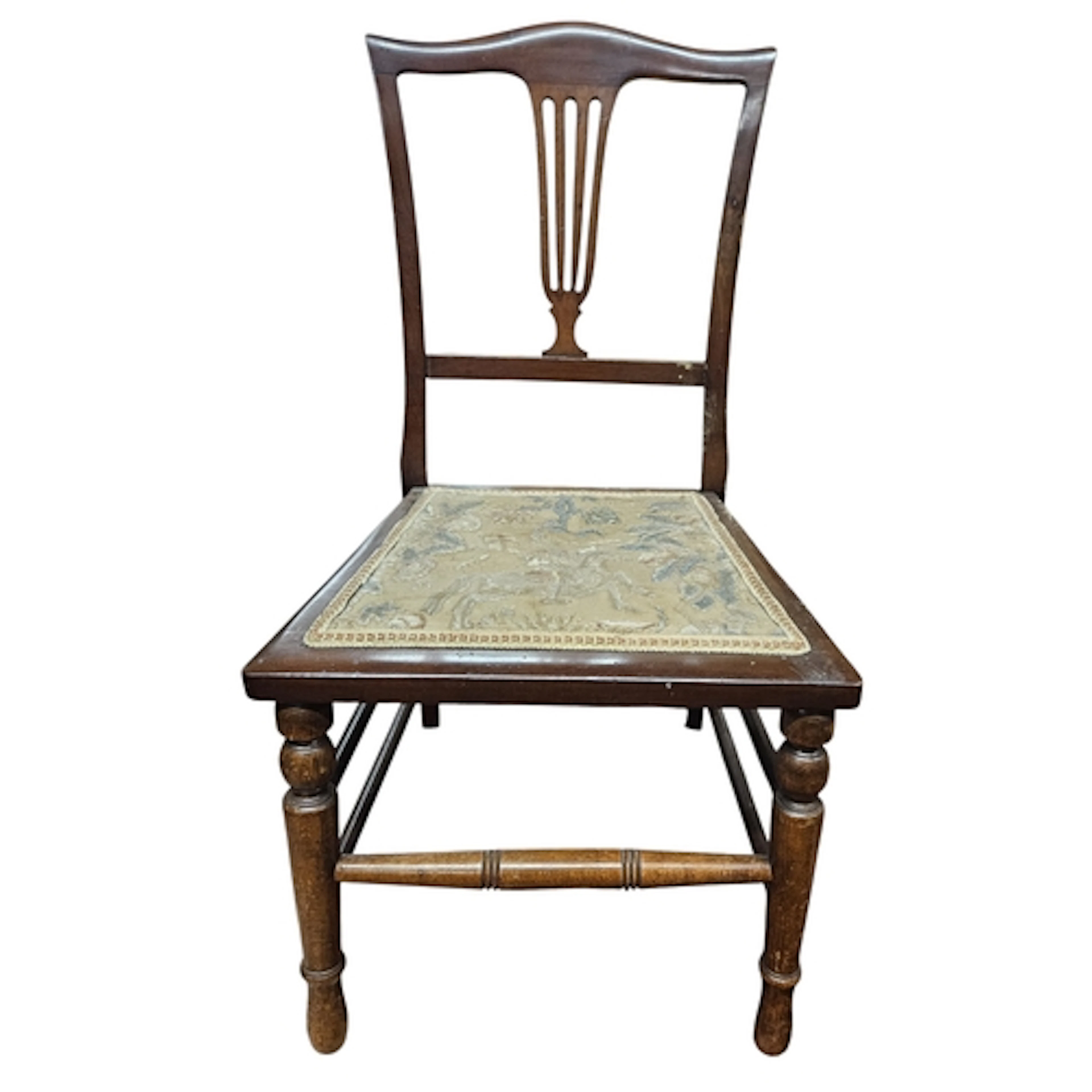 A Edwardian Mahogany Childs Chair. W 37 x D 34 x H 70 cm app...