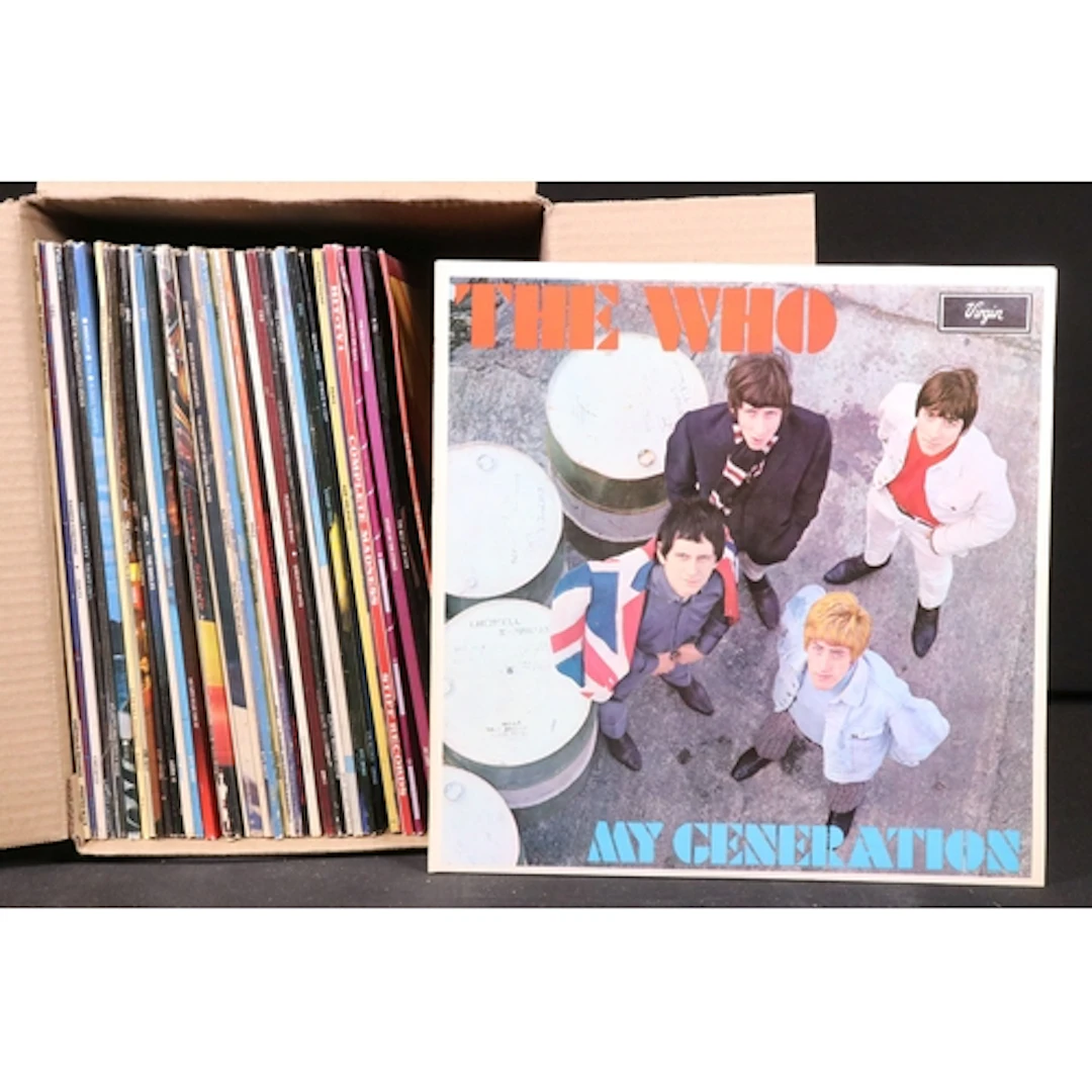 Vinyl - Over 40 Rock & Pop LPs to include The Who, Kate Bush...