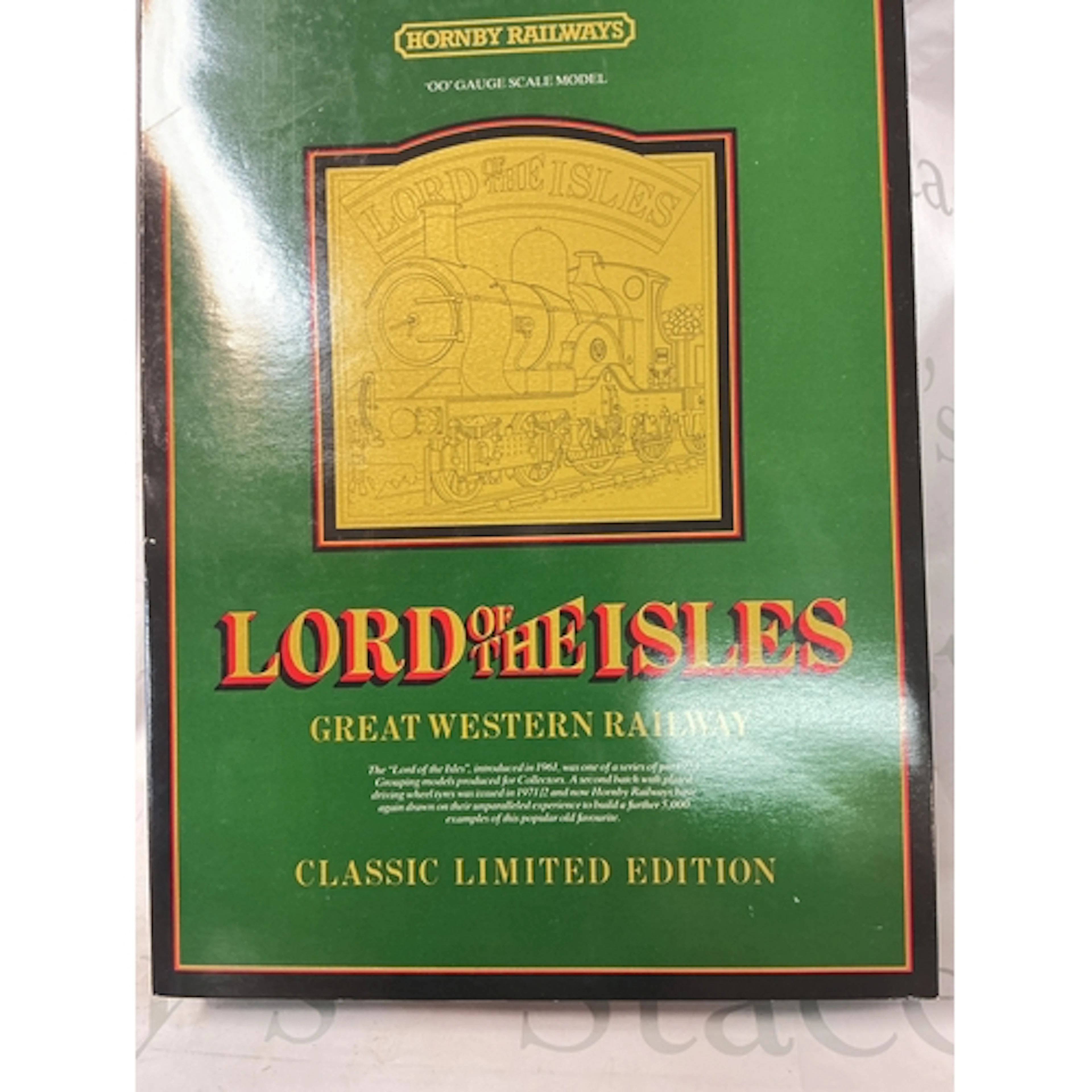A Boxed Hornby 00 Gauge Lord Of The Isles Set. No Reserve.