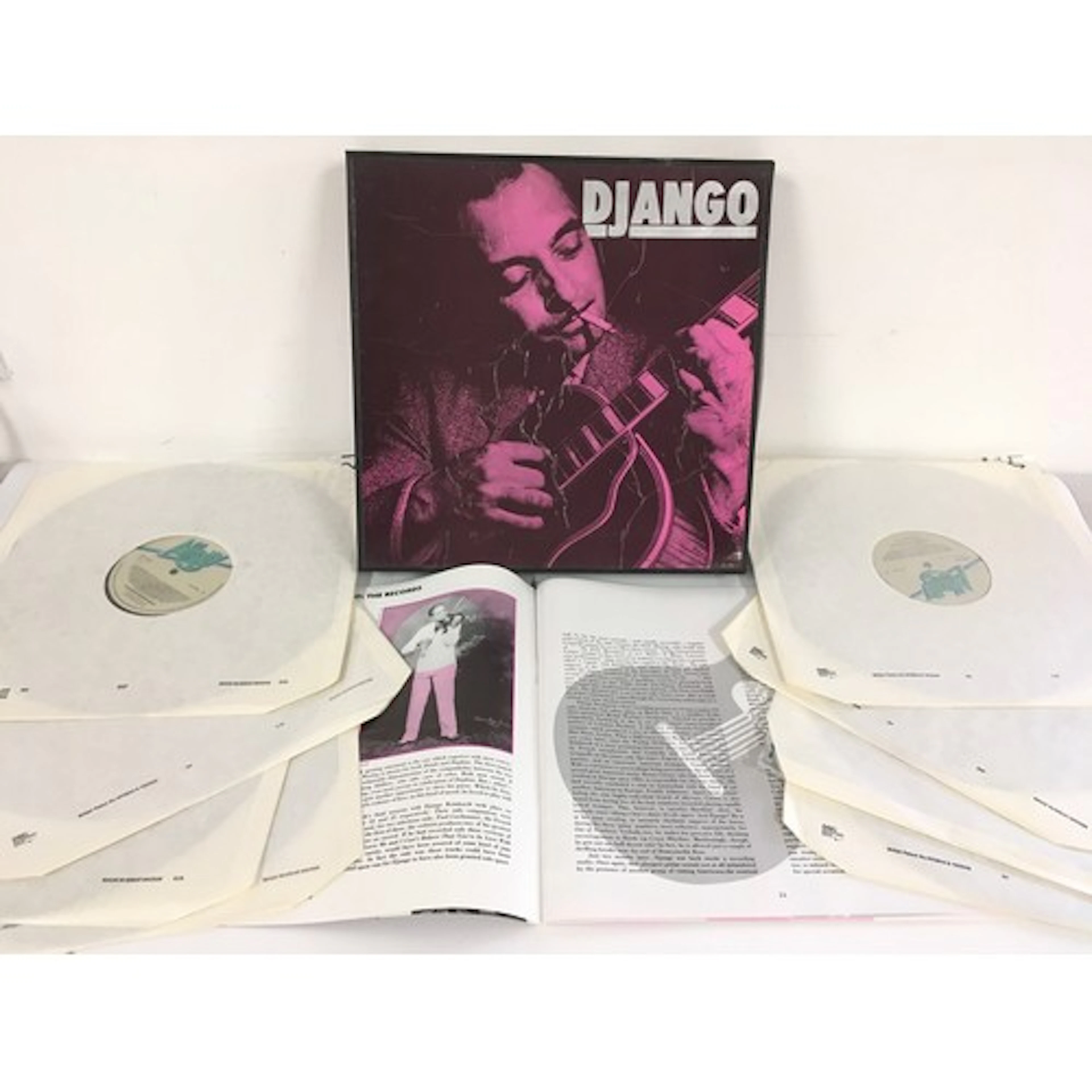 A Django Reinhardt 8LP Affinity box set complete with book i...