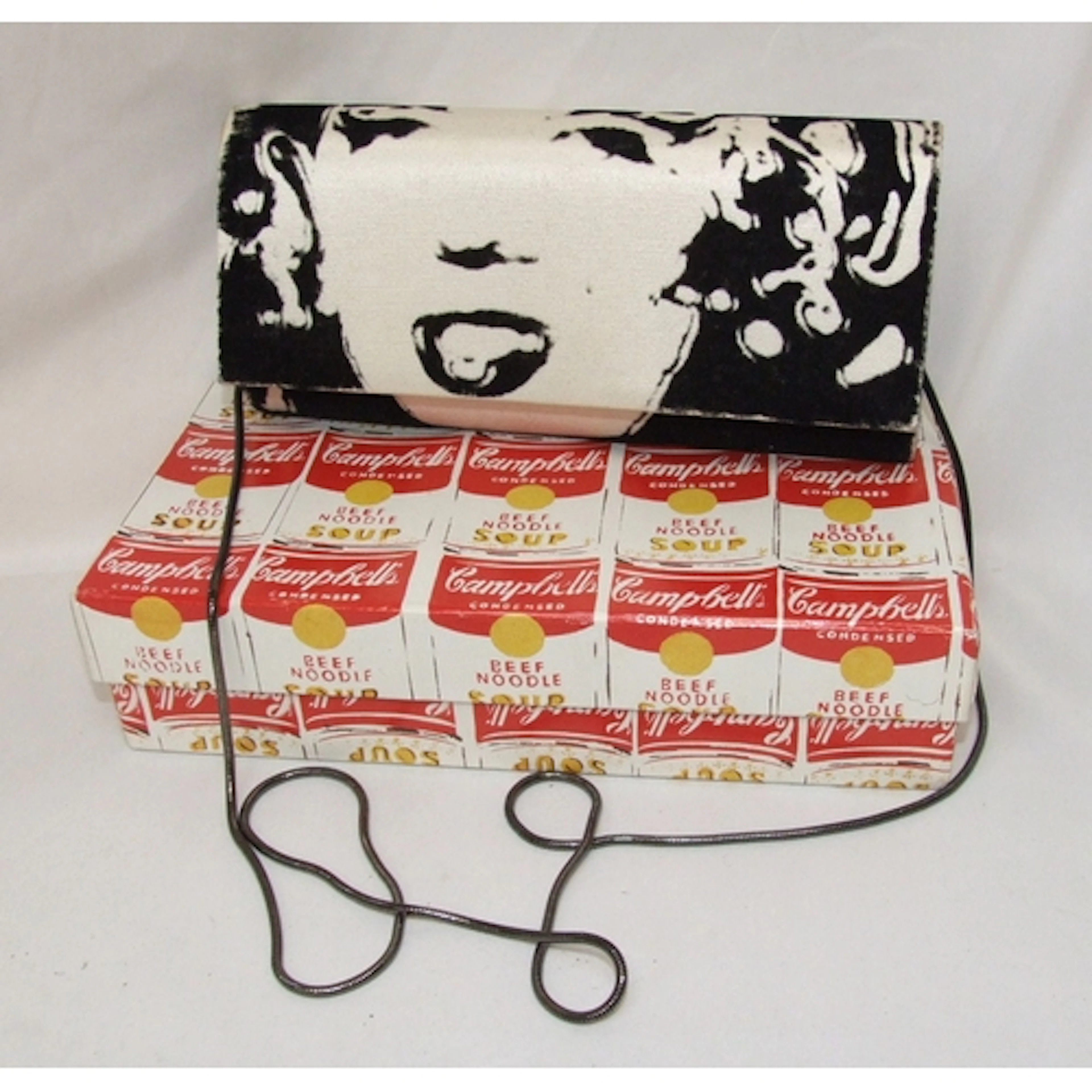 Phillip Treacy Andy Warhol Marilyn Bag in Campbell Soup box